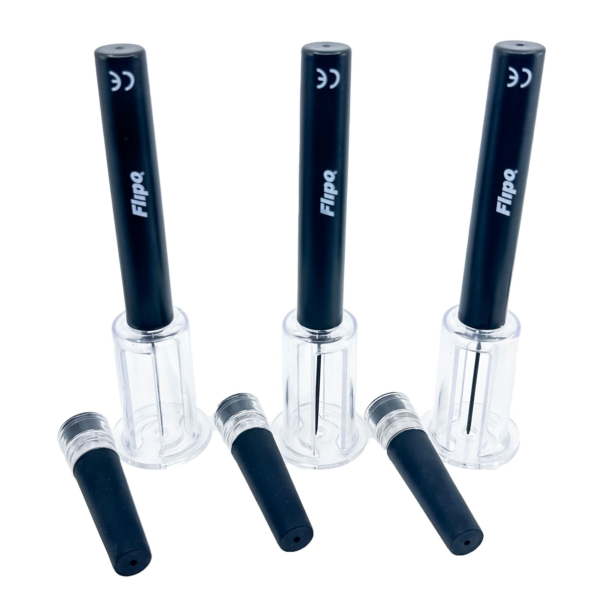FLIPO® Luftdruck- Korkenzieher Set inkl. Stopfen 3 Stück