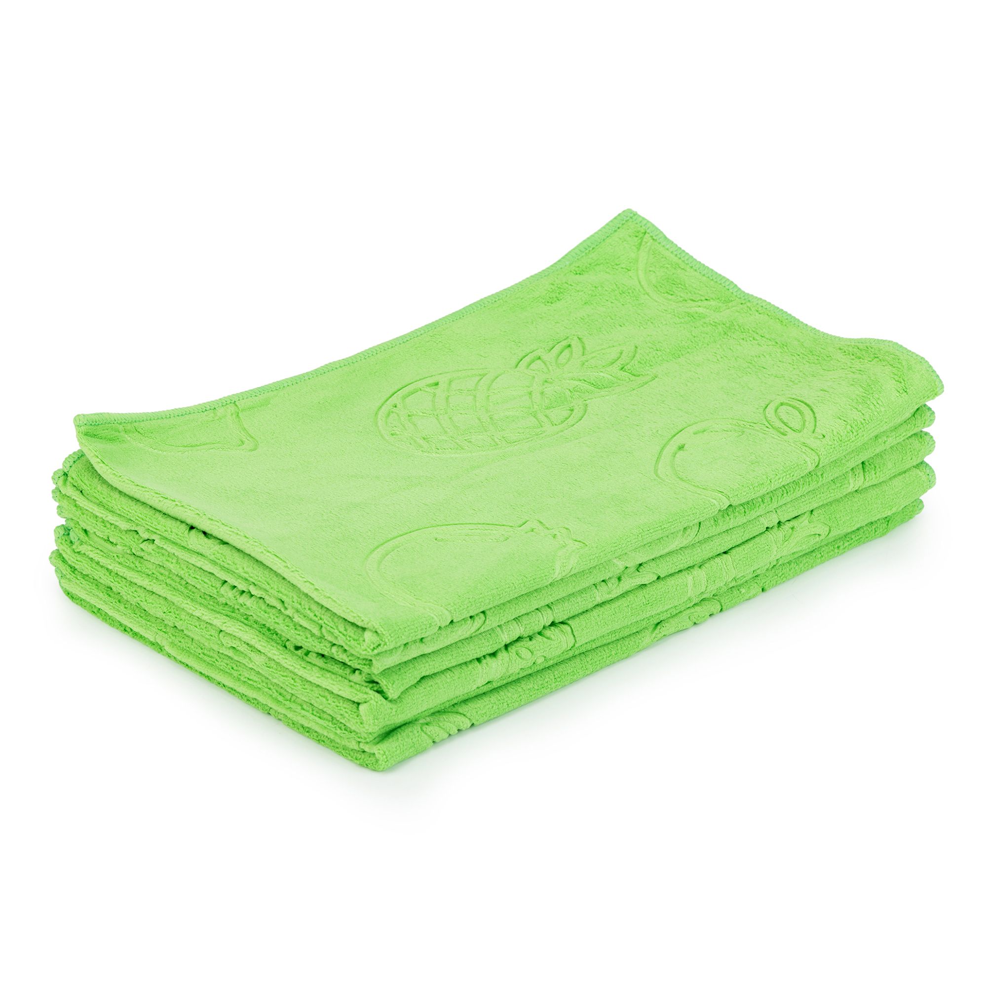 AQUA CLEAN Kristall Geschirrtücher mit Prägemotiv 6tlg.