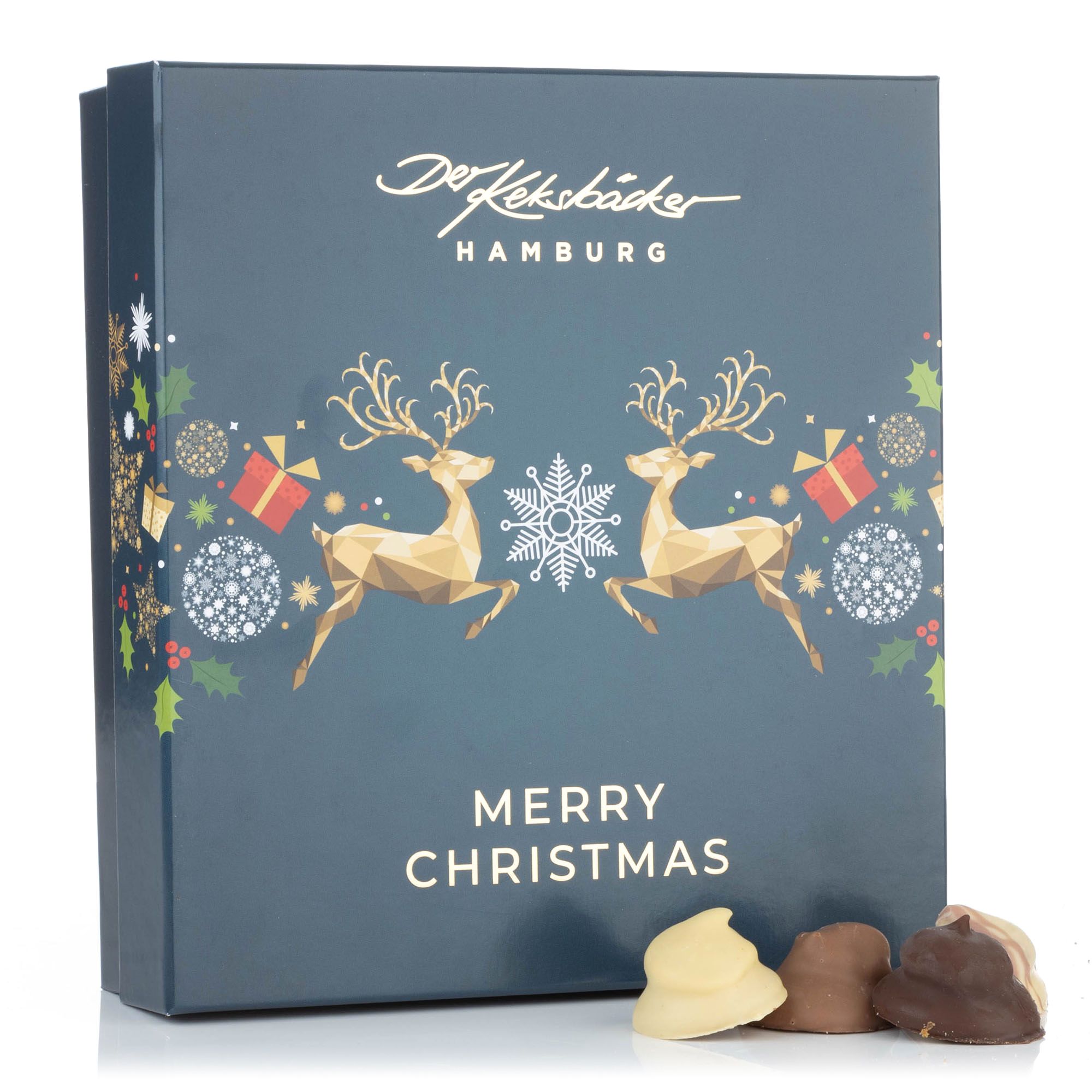 DER KEKSBÄCKER Feines Gebäck Weihnachts-Trüffel 4 versch. Sorten Inhalt 500g