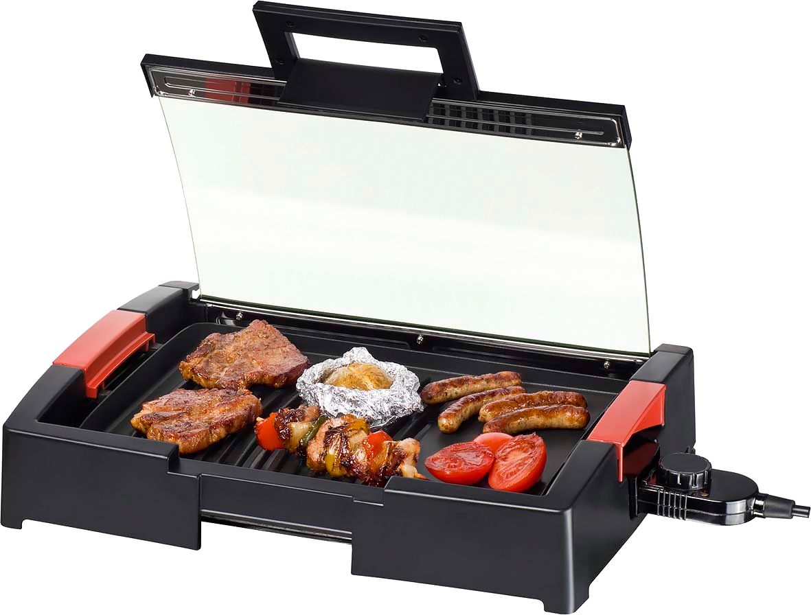 STEBA Tischgrill elektrisch mit Glasdeckel 1650 Watt QVC.de