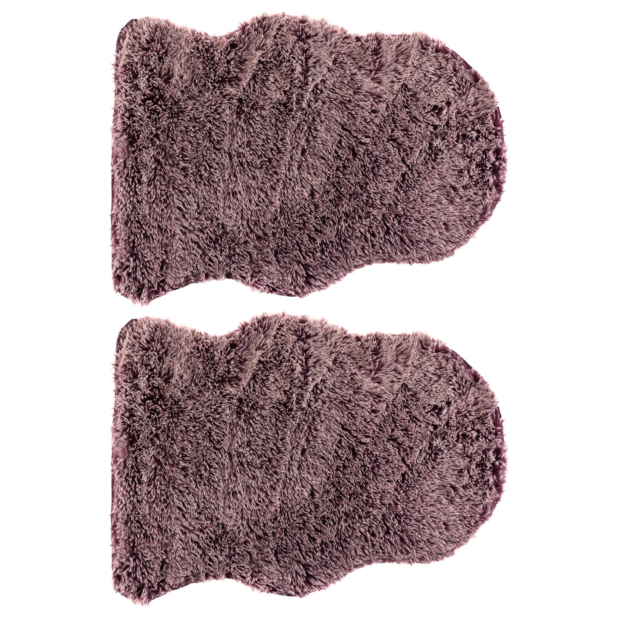 MONT CHALET 2 uni Dekofelle Hochflor-Optik rutschfest waschbar, ca. 60x85cm