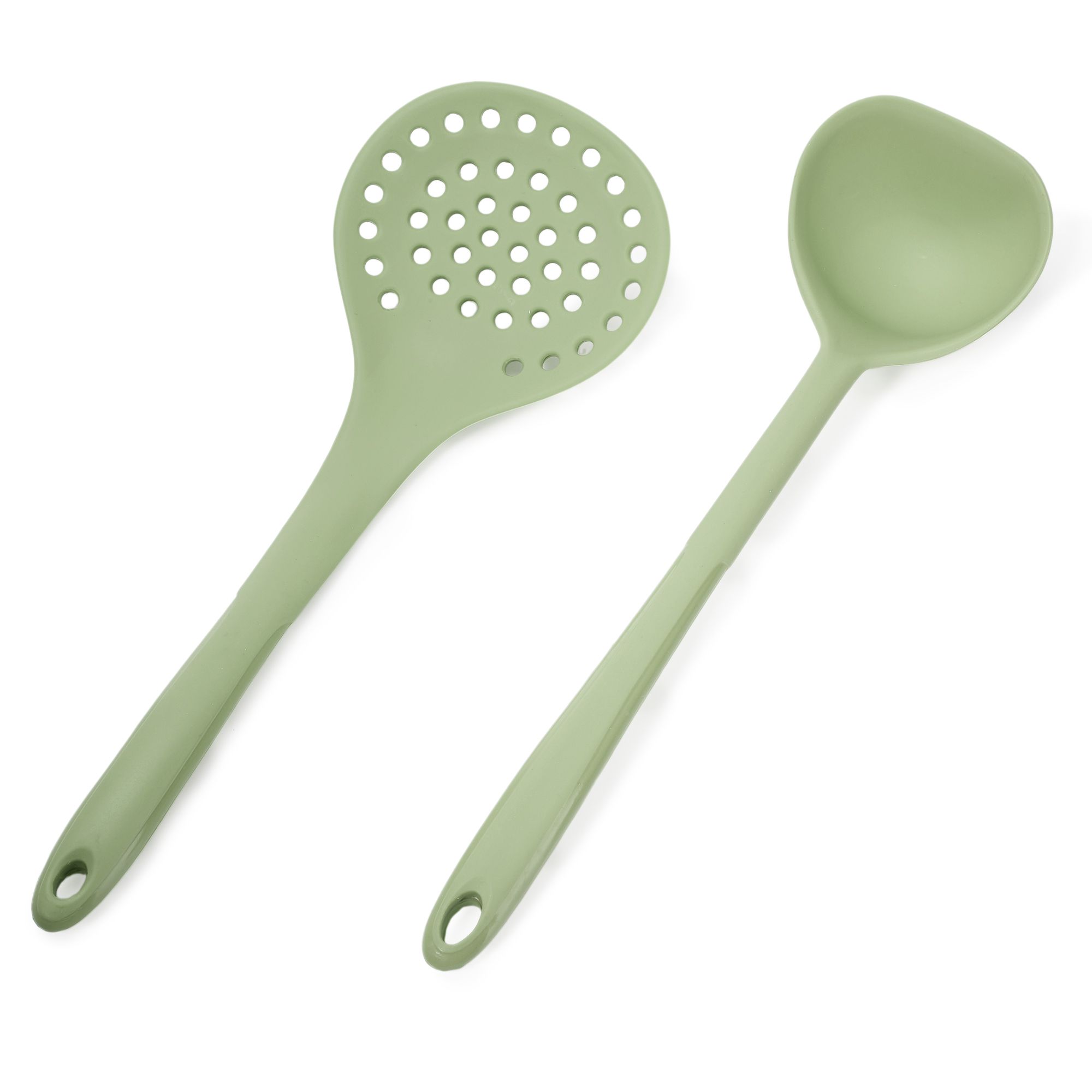 KOCHBLUME® Sieblöffel & Schöpfkelle Größe L Silikon, 2tlg.