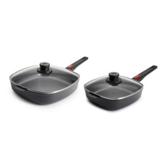 WOLL® D-Lite Viereckpfannen-Set 22x22 & 28x28cm, 2tlg PFAS-frei