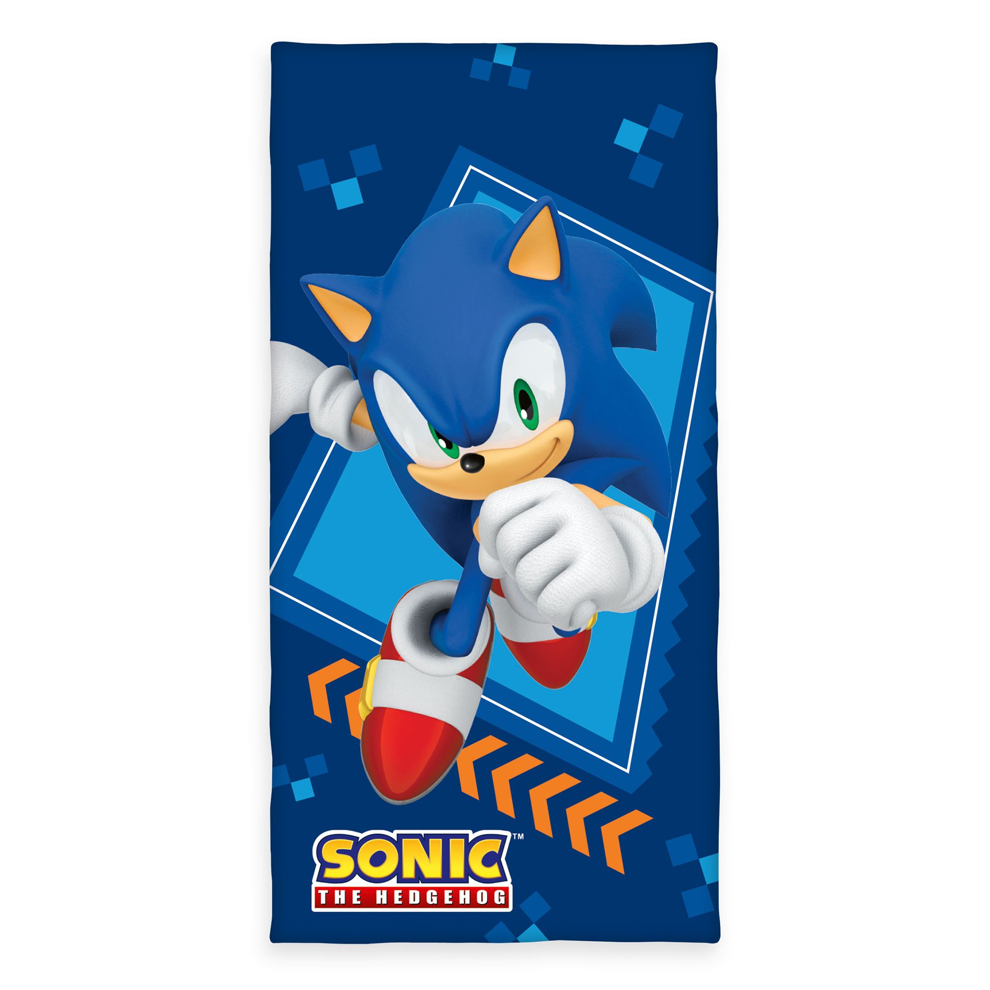 SONIC™ THE HEDGEHOG Badetuch Sonic™ Baumwoll Velours ca. 75x150cm