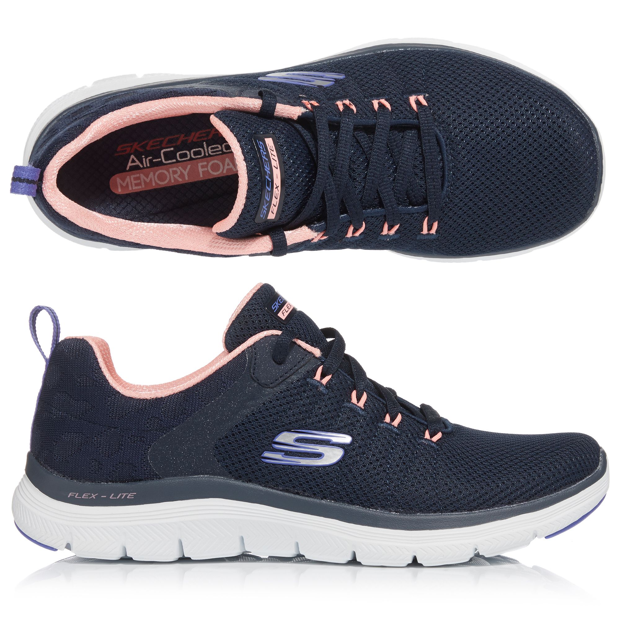 BWare SKECHERS DamenSneaker Materialmix Memory Foam QVC.de
