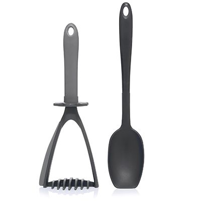 KOCHBLUME® Soßenlöffel & Kartoffelstampfer aus Silikon 2tlg.