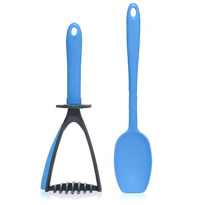 KOCHBLUME® Soßenlöffel & Kartoffelstampfer aus Silikon 2tlg.