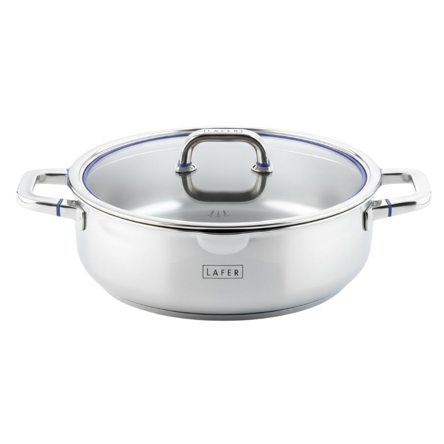  LAFER Chef´s Edition Gourmet Bräter Ø28cm inkl. Glasdeckel unbeschichtet