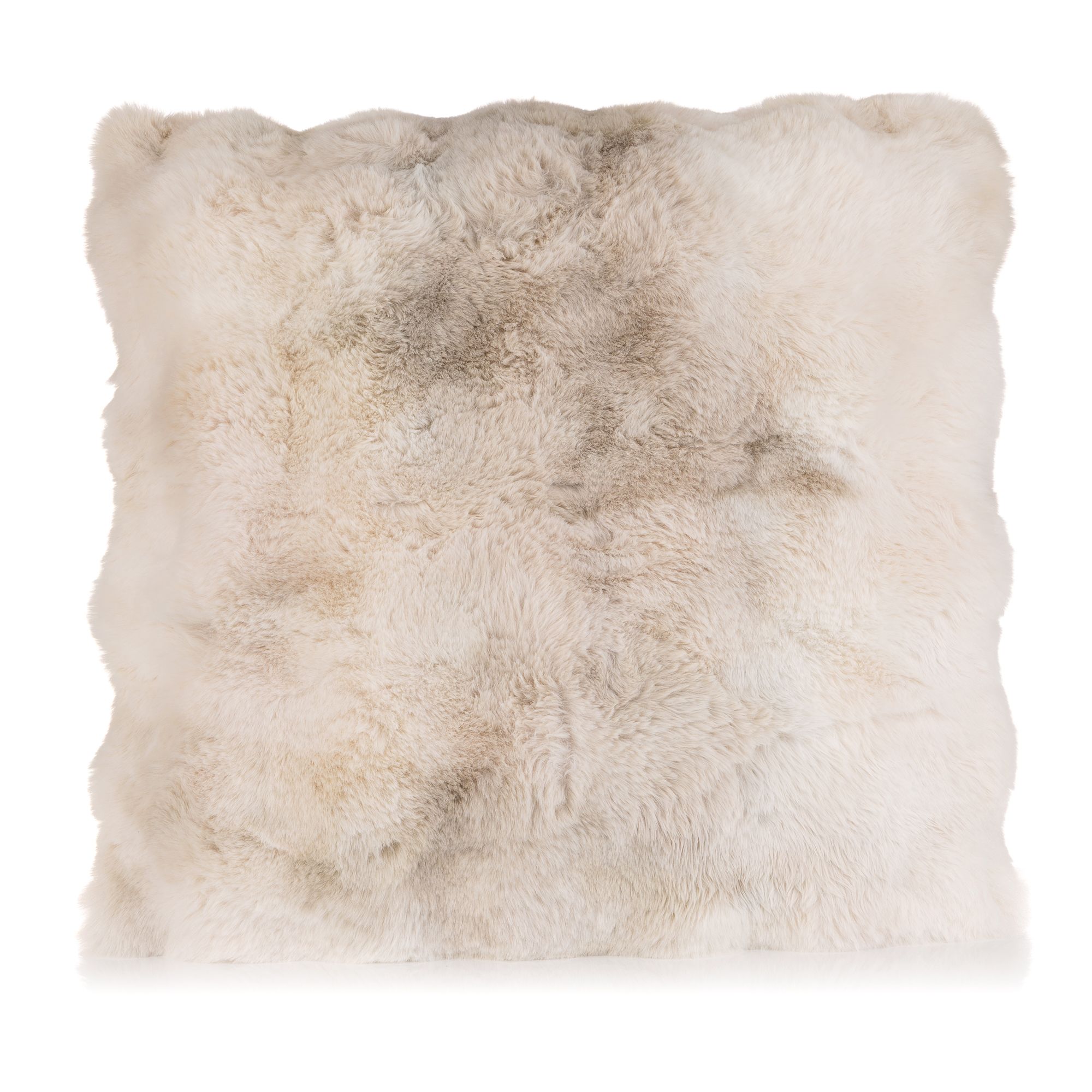 MONT CHALET 1 gefülltes Kissen Fell, 3D-Optik Batikmuster waschbar, ca. 50x50cm