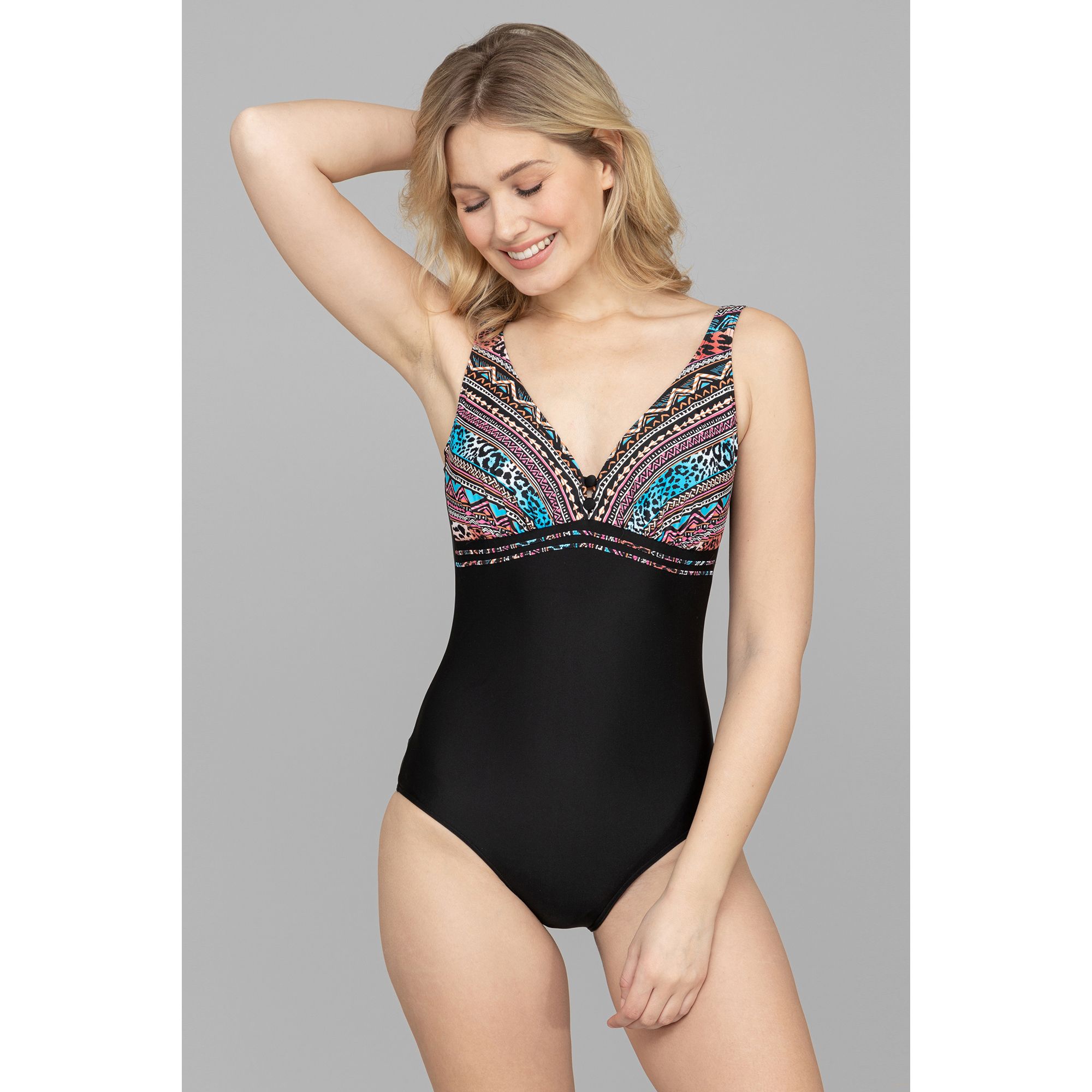 B-Ware PARADISIO BADEMODE Badeanzug Halbschalen breite Träger