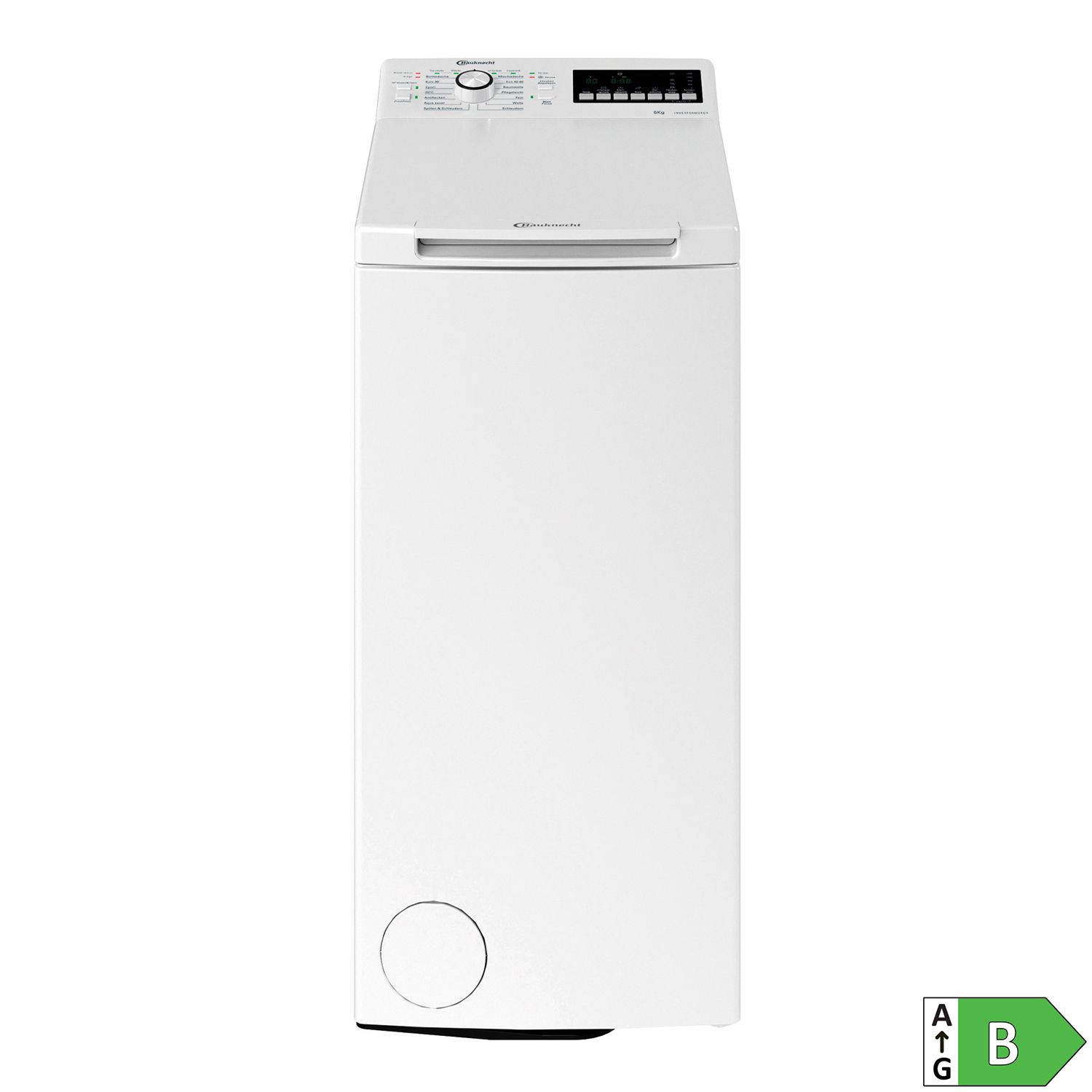 BAUKNECHT Toplader 6 kg, EEK B SoftOpening Antiflecken, Energieeffizienzklasse B