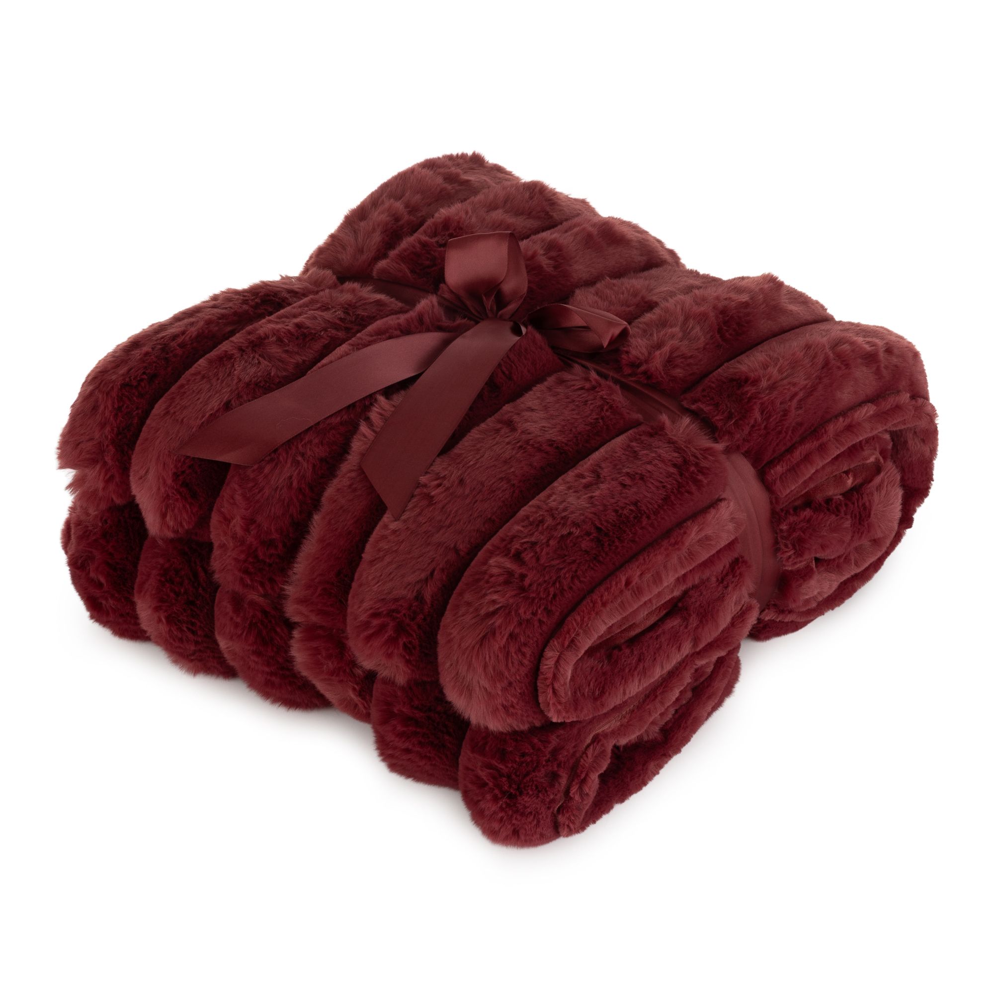 MONT CHALET Jacquard-Plaid Lammfellimitat ultra soft, XL-Cord waschbar, 150x200cm