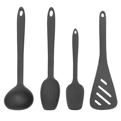 KOCHBLUME® Küchenhelfer-Set Kompakt aus Silikon 4tlg.