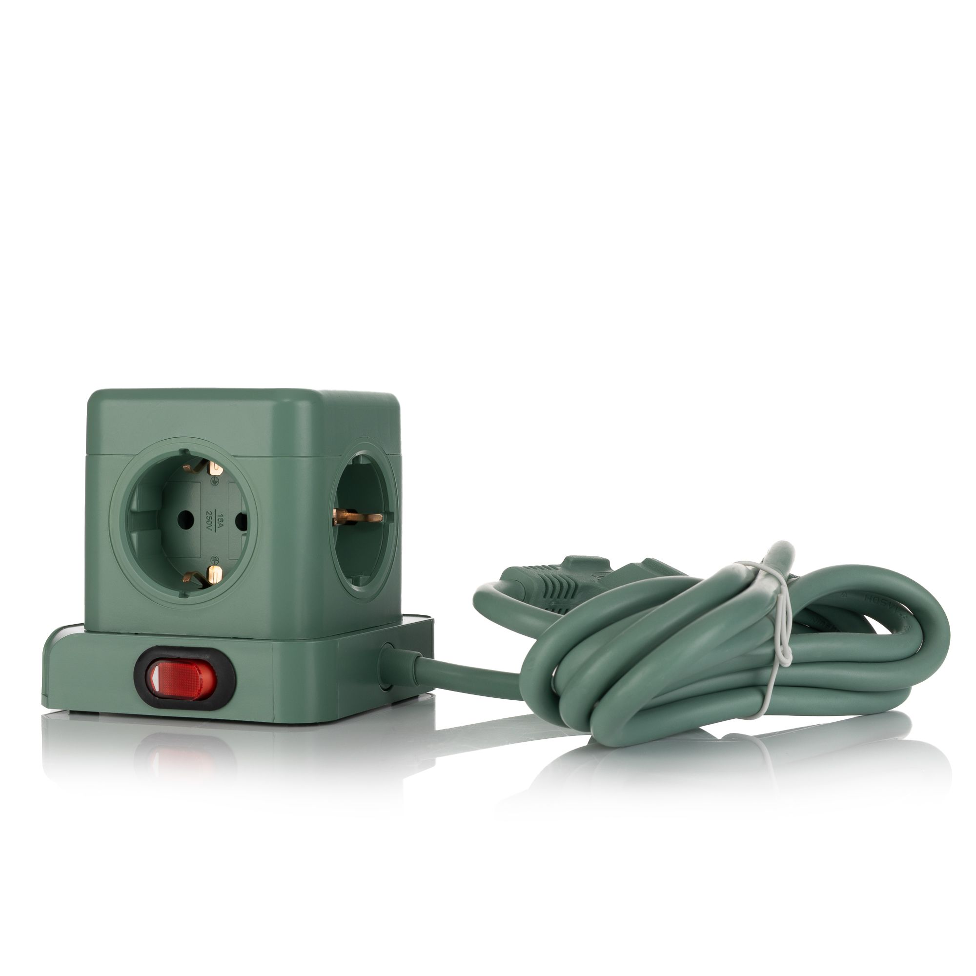 Steckdosenwürfel 9-fach Anschluss inkl. 3x USB-A, 1x USB-C TÜV/GS geprüft