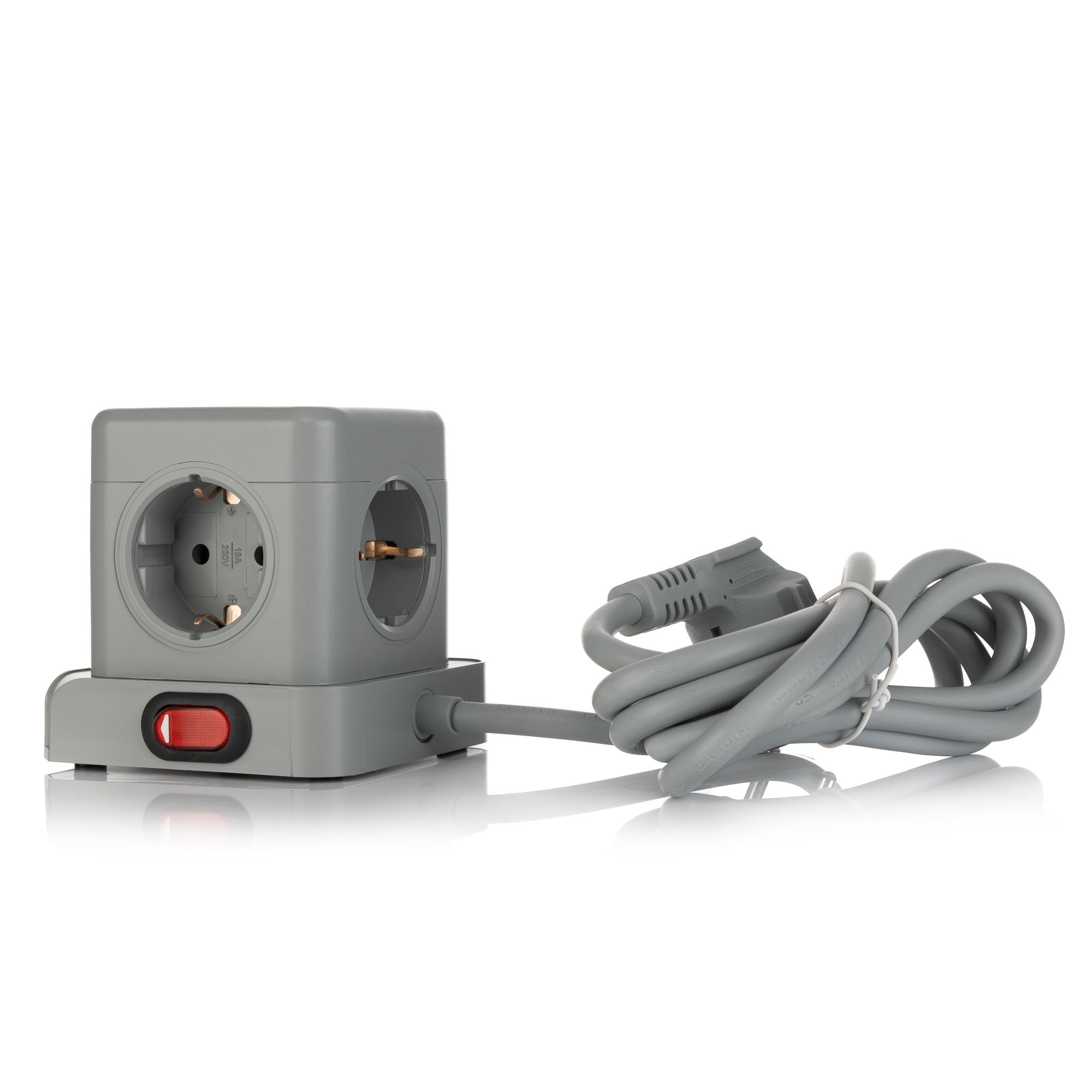 Steckdosenwürfel 9-fach Anschluss inkl. 3x USB-A, 1x USB-C TÜV/GS geprüft