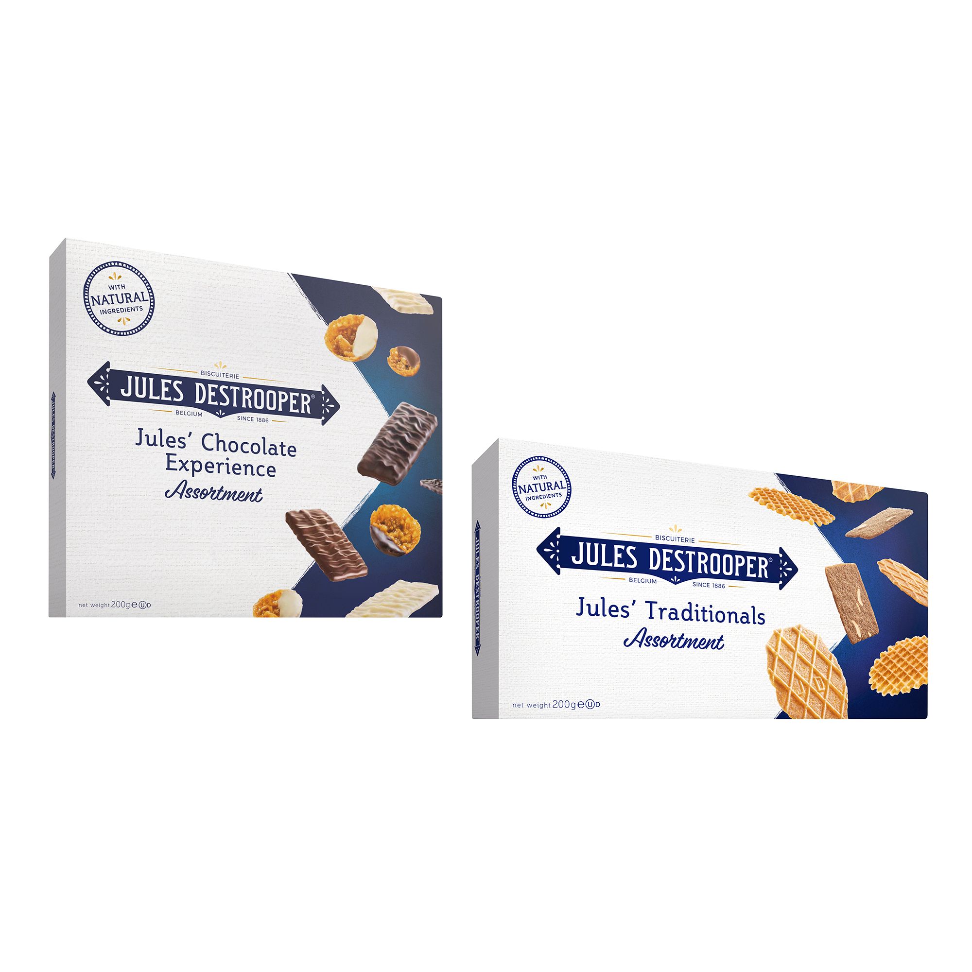 JULES DESTROOPER Feinstes Gebäck Geschenkedition exklusiv bei QVC Inhalt 2x 200g