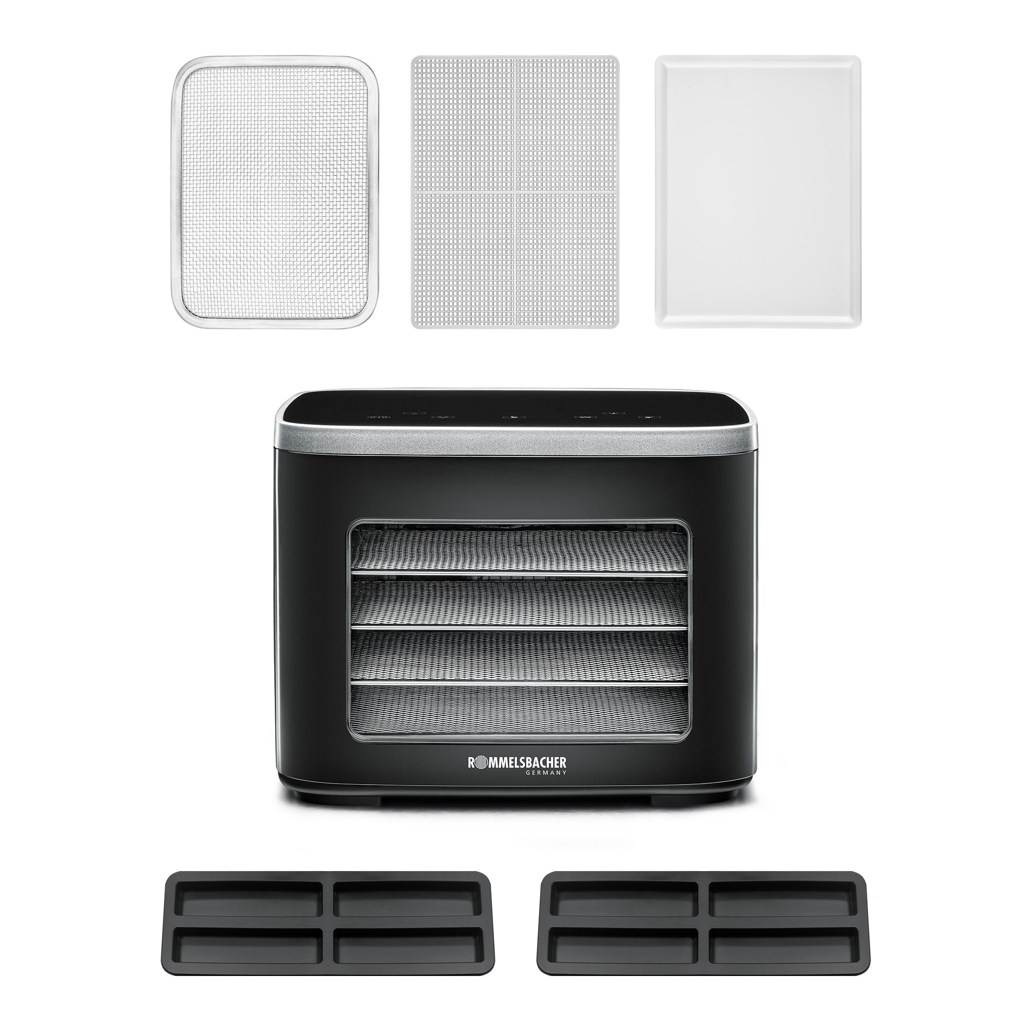 ROMMELSBACHER DA 450 Dörrautomat Temperatur von 35-80° inkl. 5 Dörrtabletts