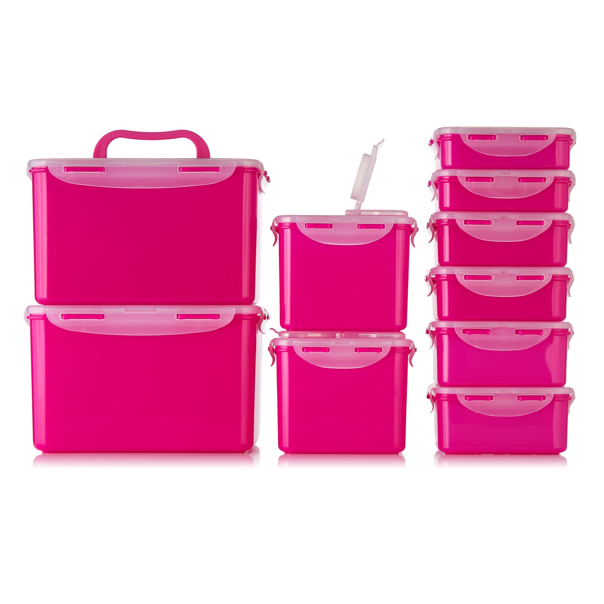 LocknLock 10 Frischhaltedosen 5 versch. Größen 360ml-4,5L stapelbar