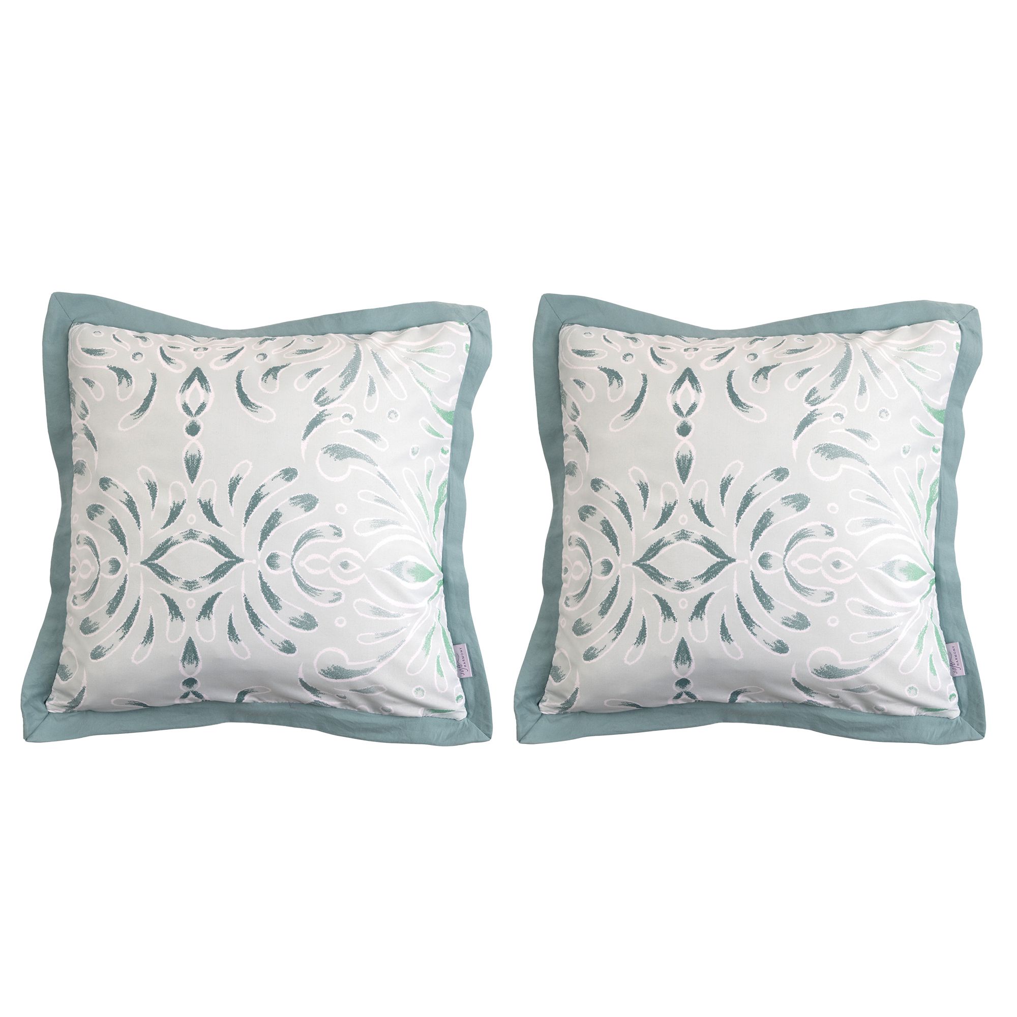 SOFT HARMONY 2 Dekokissenhüllen Ornamente Mikrofaser samtweich waschbar, ca. 50x50cm