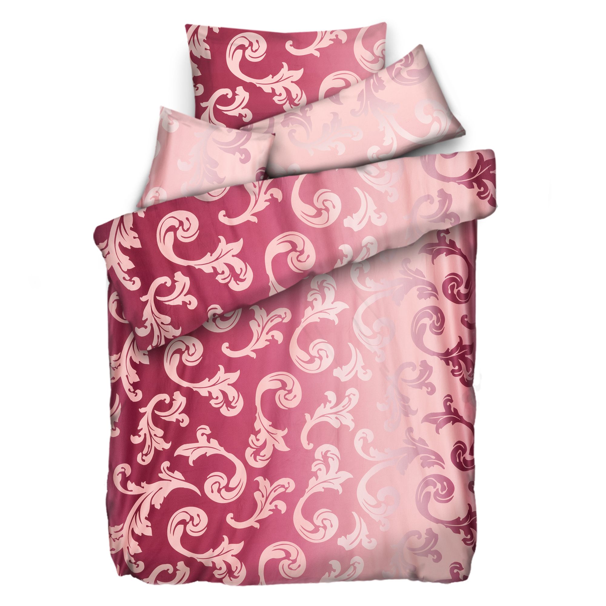 WINTERENGEL Bettwäsche Ranken Mikrofaser Flanell Einzelbett, 4tlg.