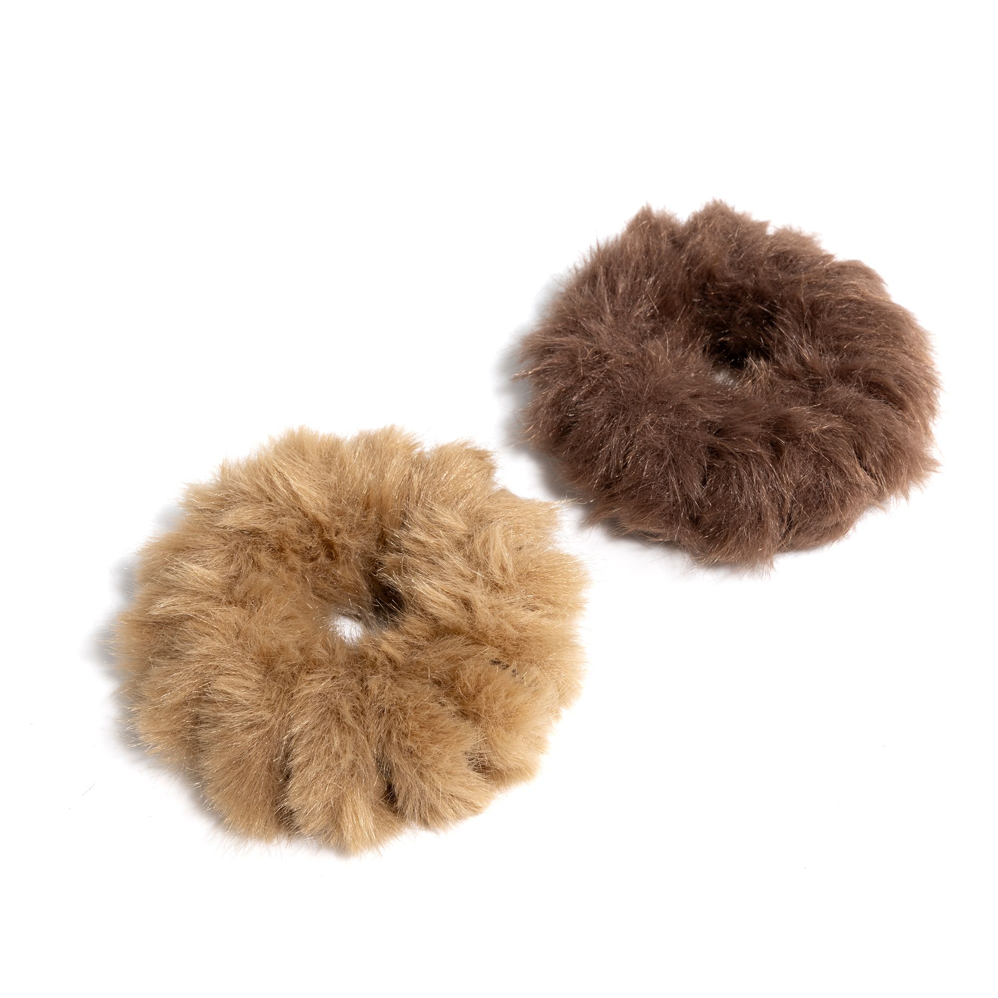 MONT CHALET Spiralhaargummi-Set Fellimitat Anti-Haarknick Modeschmuck