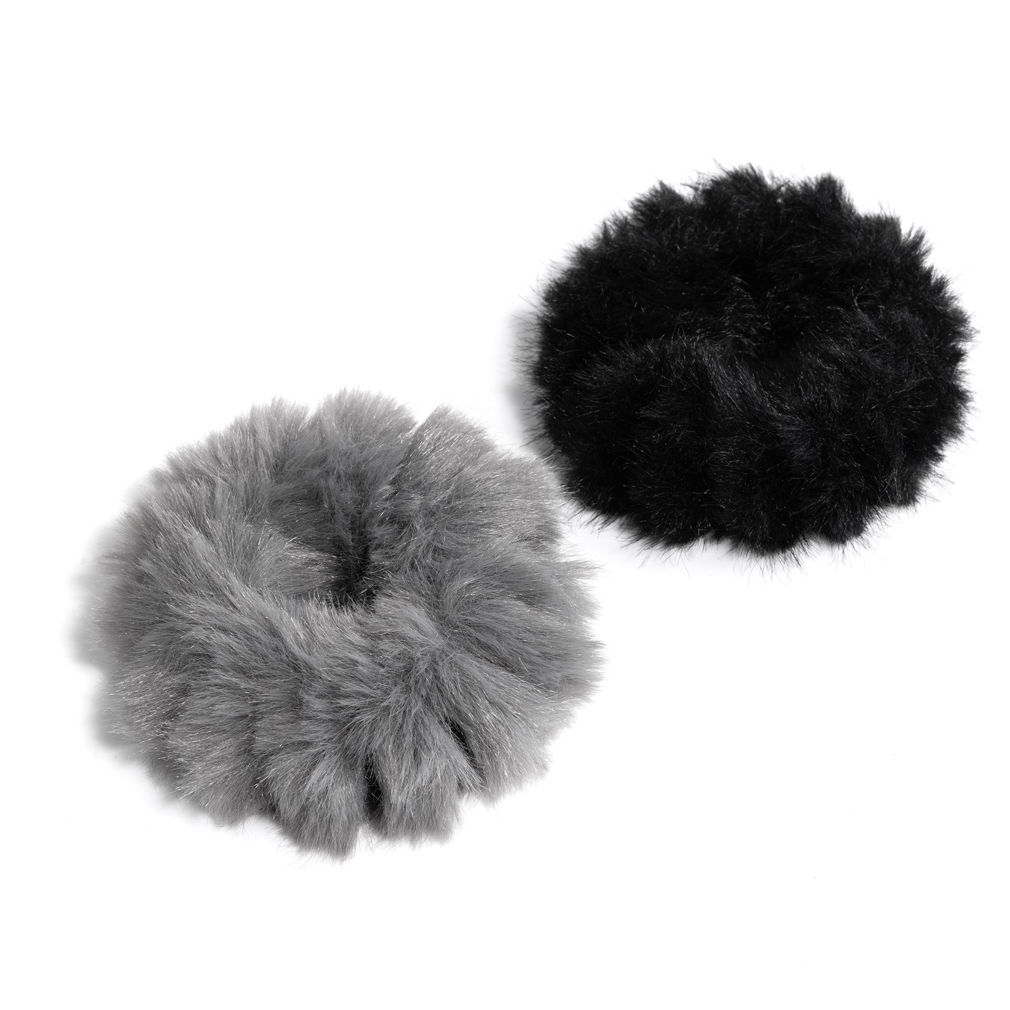 MONT CHALET Spiralhaargummi-Set Fellimitat Anti-Haarknick Modeschmuck