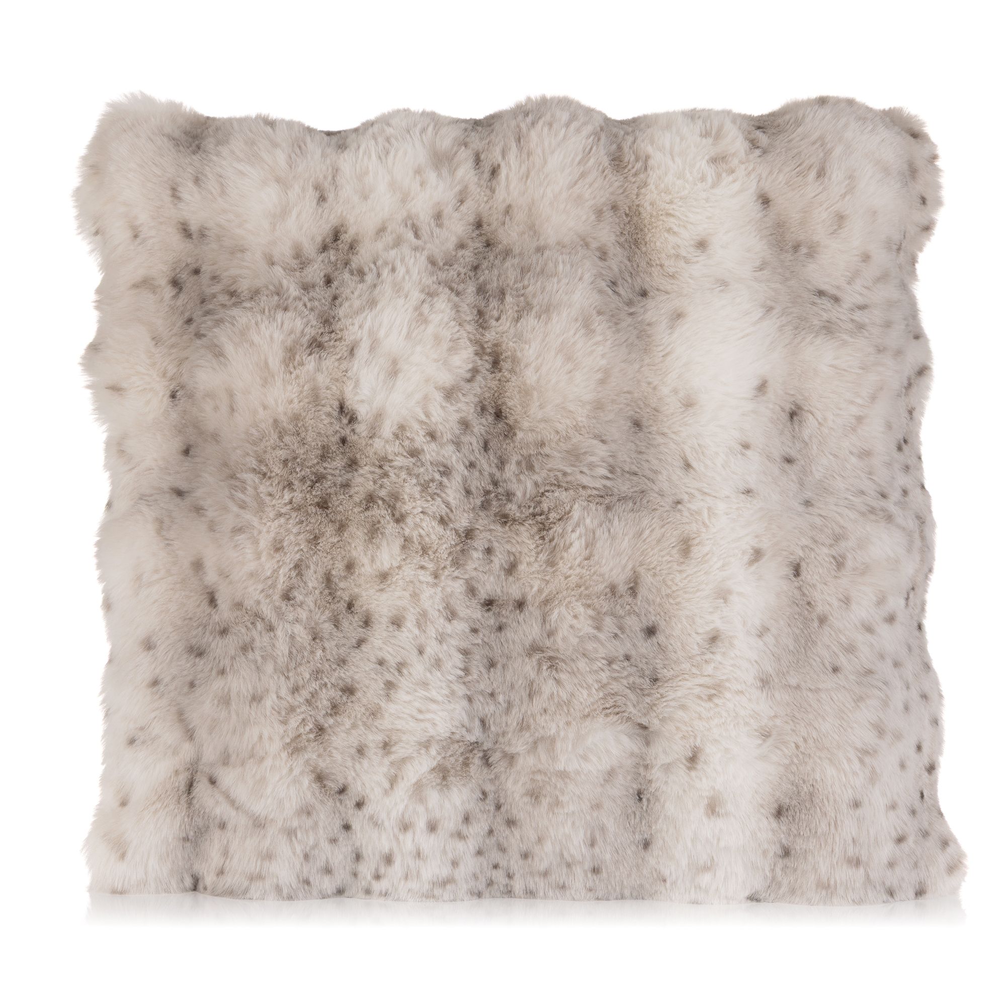 MONT CHALET 1 gefülltes Kissen Fell, 3D-Optik Animalprint waschbar, ca. 50x50cm