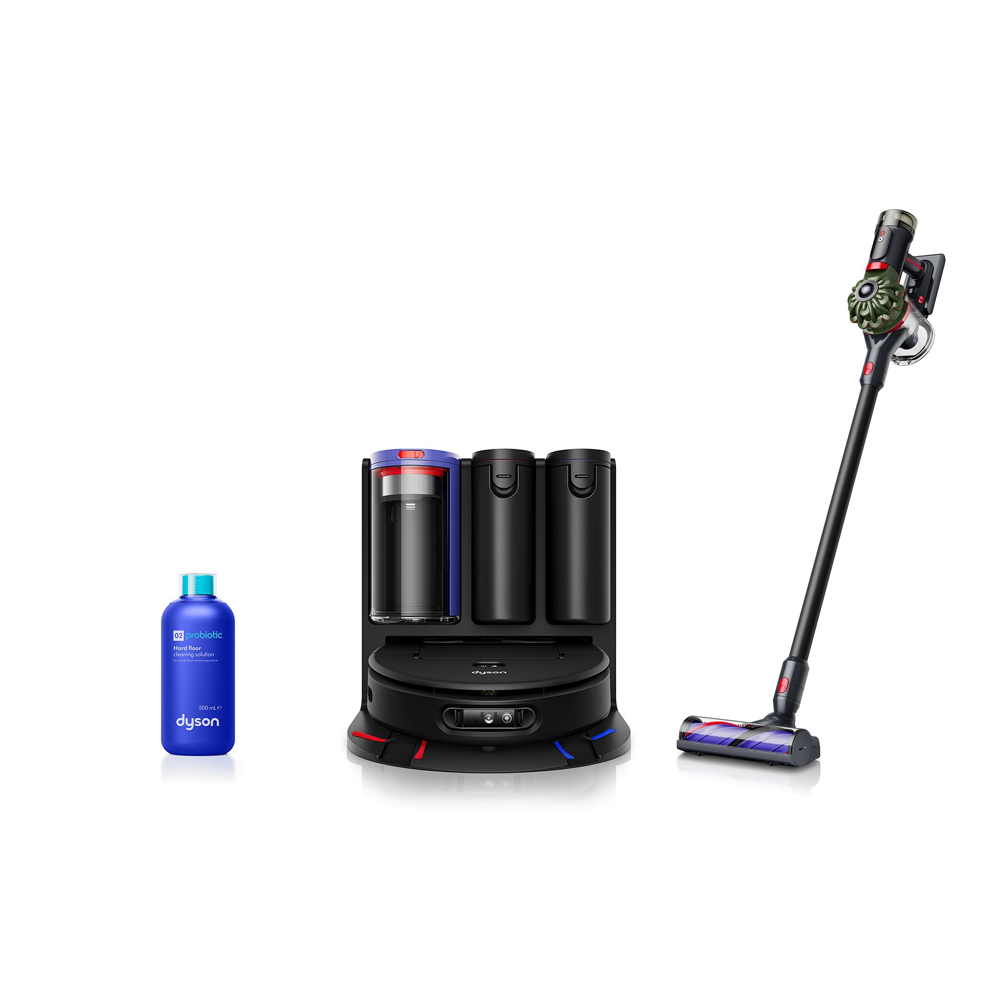 DYSON Spot & Scrub Ai Staubsaugerroboter inkl. V8 Cyclone & Reiniger