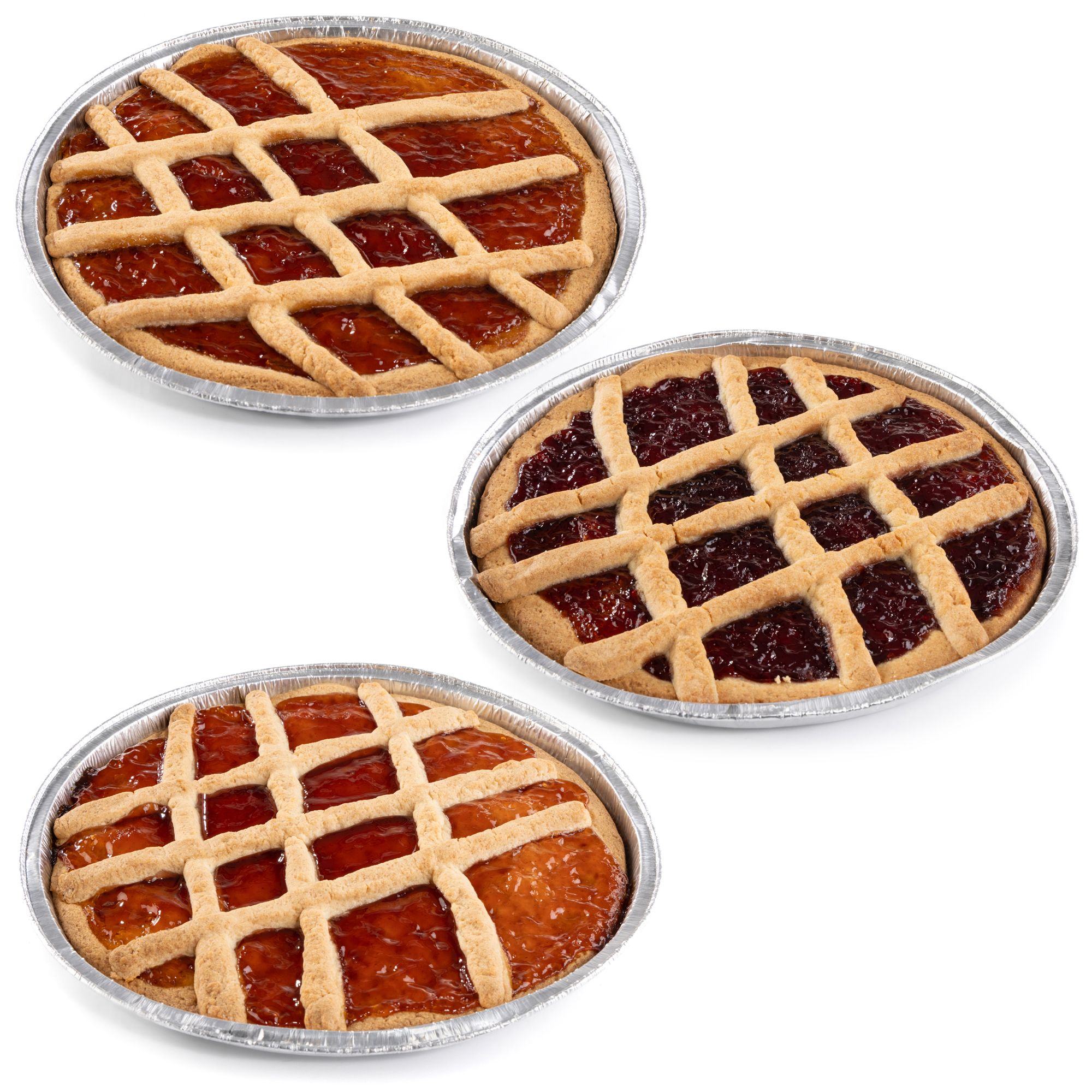 SÜSSERIA Riemchenkuchen mit Fruchtfüllung 3 versch. Sorten Inhalt 3x 300g