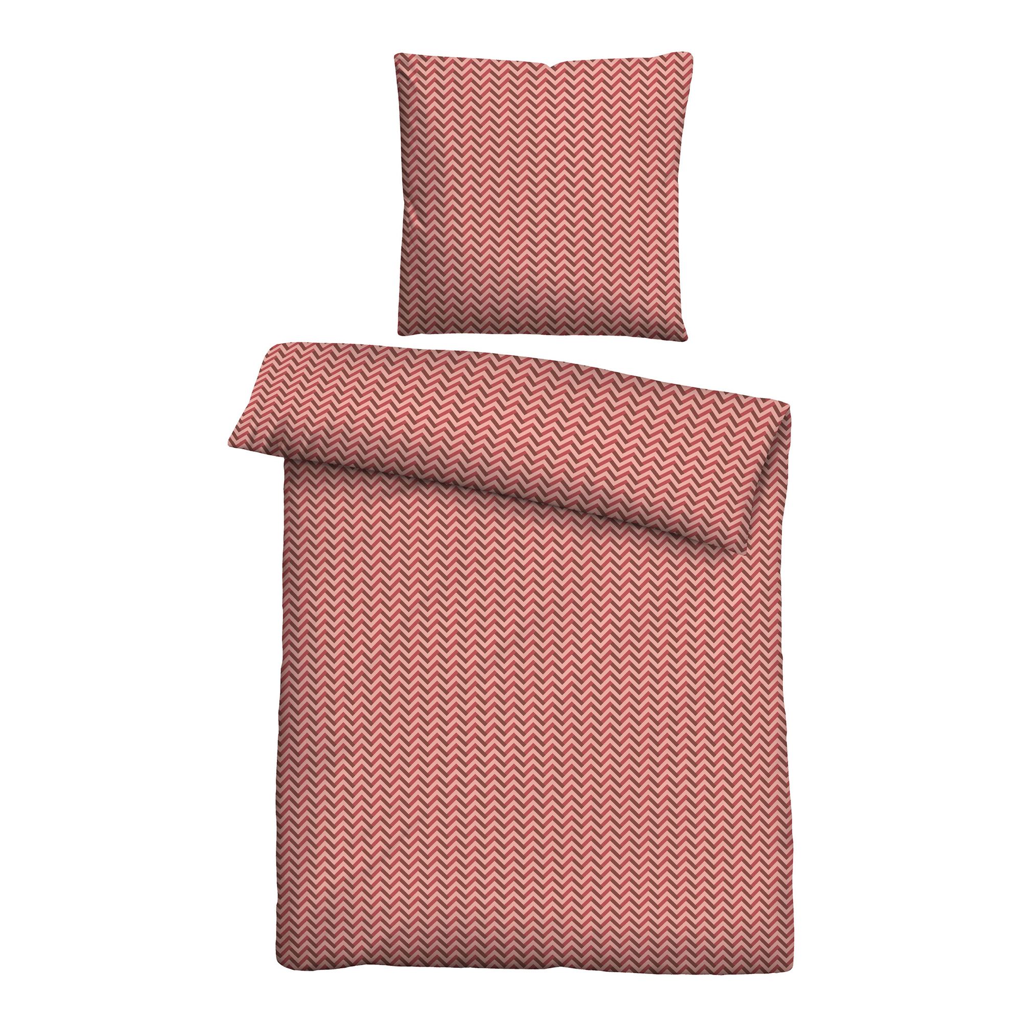 Castell® Bettwäsche Chevron Baumwoll Jersey Einzelbett, 2tlg.