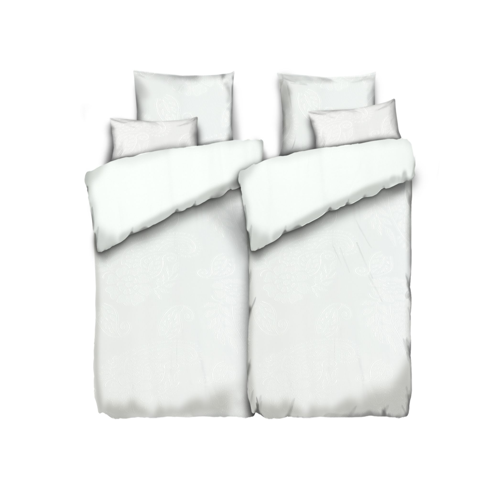 SOFT WAVE Wendebettwäsche Paisley-Tufting MF Strukturmix Doppelbett, 6tlg.