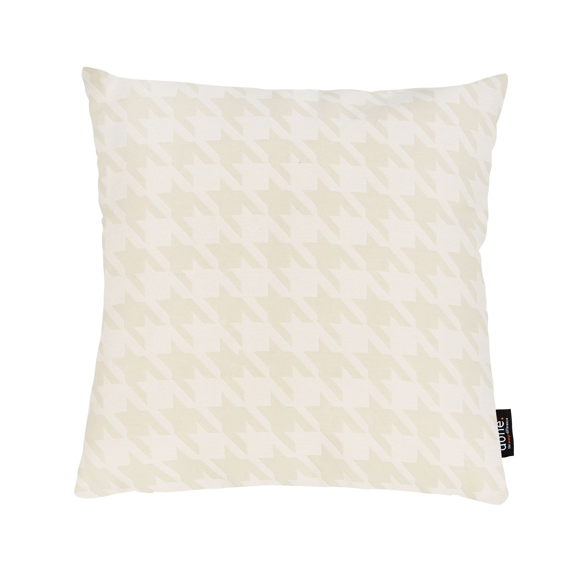 done.® Dekokissenhülle BIRD Hahnentritt-Muster waschbar