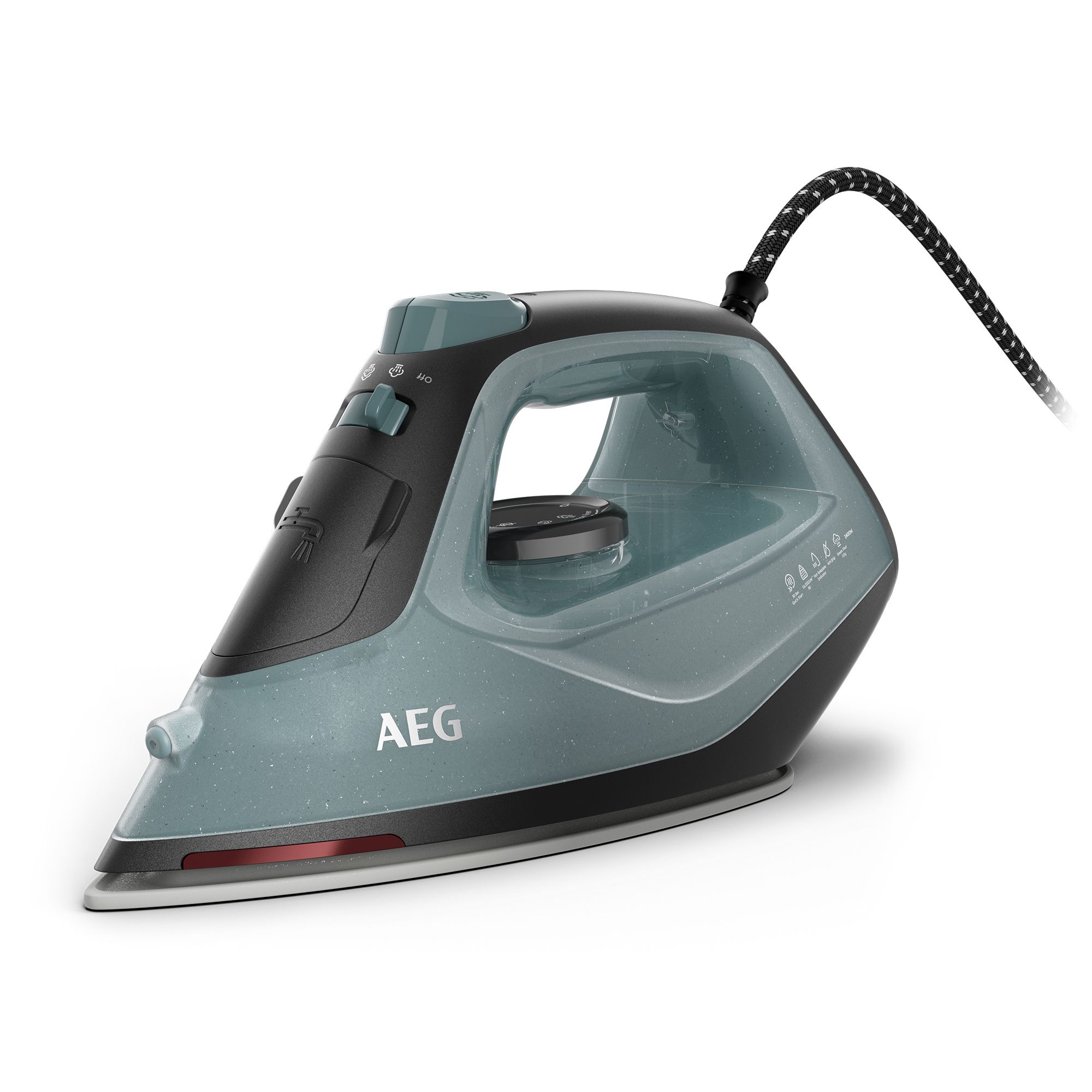AEG Dampfbügeleisen Gentle 5000 2400 W, Feinspray Anti-Kalksystem