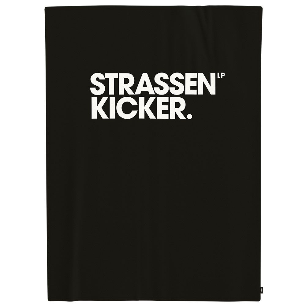 STRASSENKICKER Decke Logo-Motiv Wellsoft-Flausch ca. 150x200cm