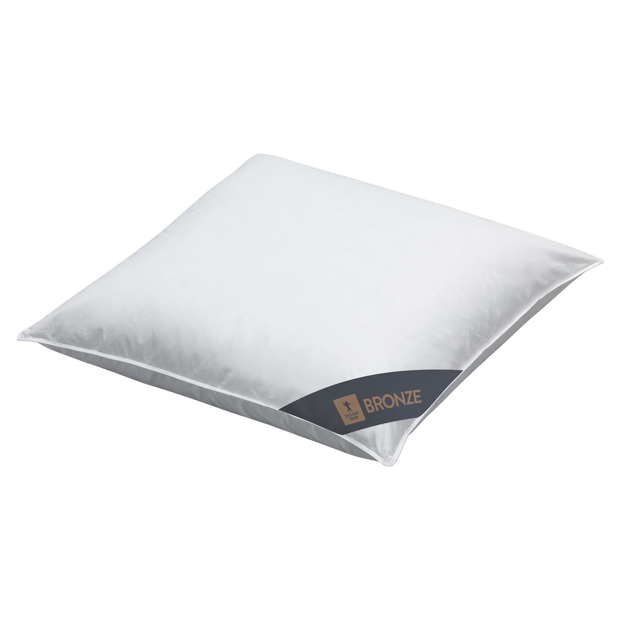SPESSARTTRAUM 3-Kammerkissen BRONZE 10% Federn, 90% Daunen