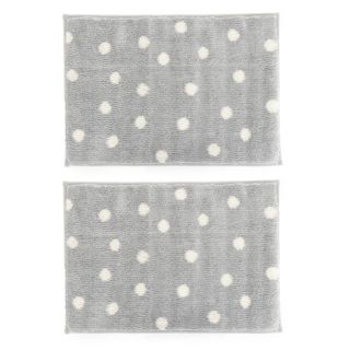 CASA FONDO 2 Fußmatten Polka Dots mehrfarbig Mikrofaser, waschbar