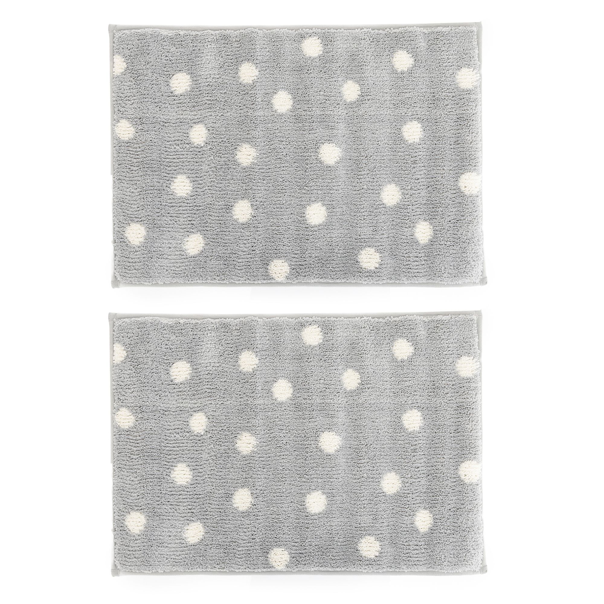 CASA FONDO 2 Fußmatten Polka Dots mehrfarbig Mikrofaser, waschbar