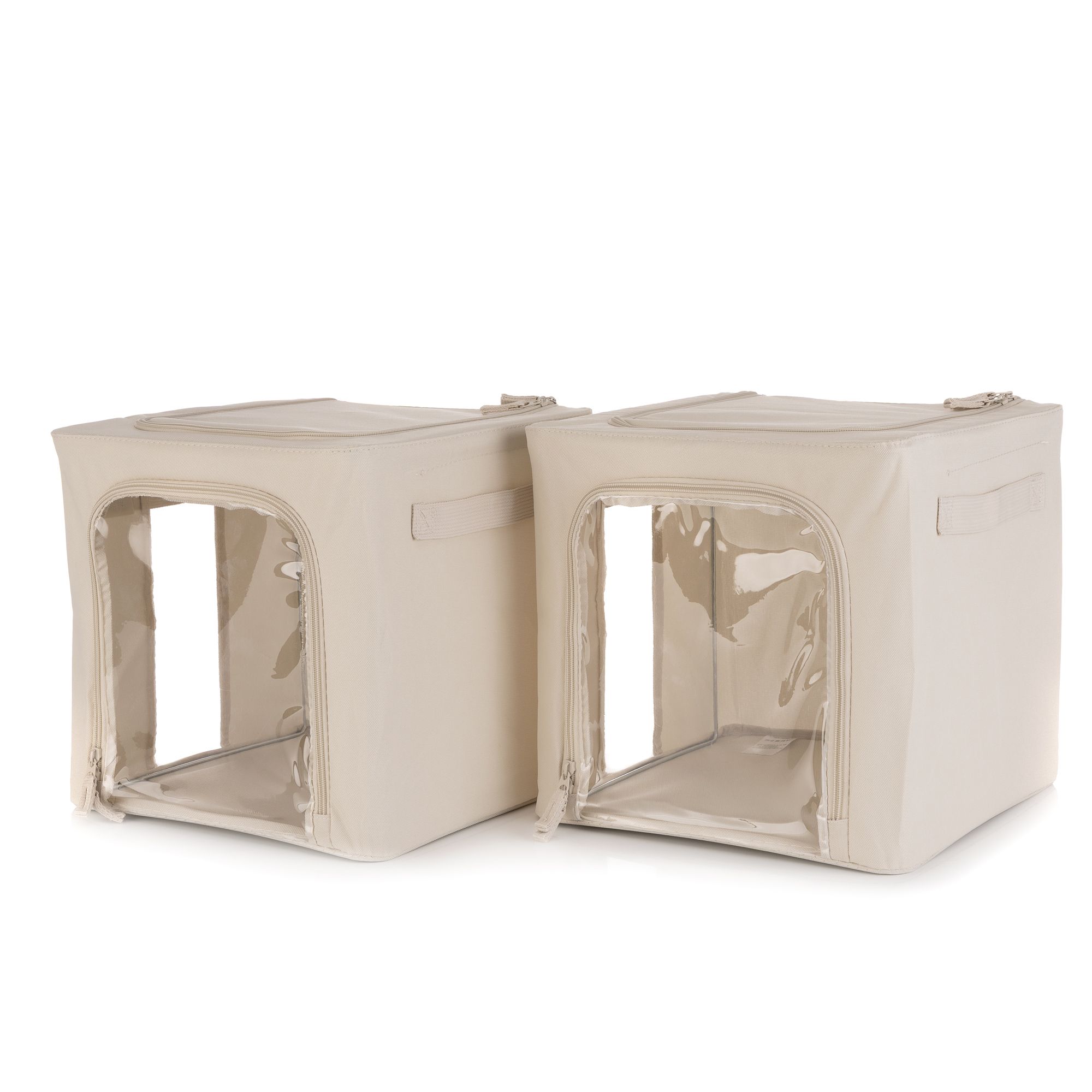 AQURAT Aufbewahrungsbox für Universal-Regal mit Sichtfenster 26l, 2 Stück