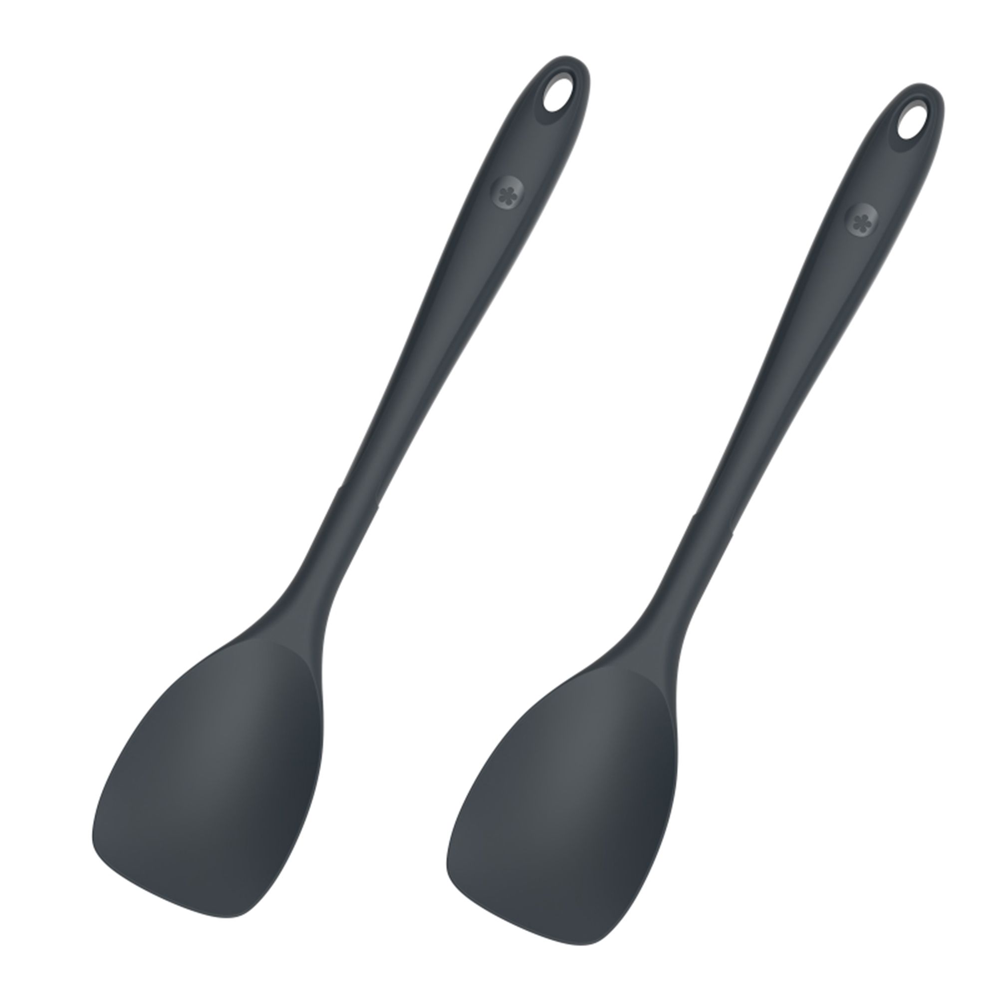 KOCHBLUME® Flexlöffel L 2er-Set Lebensmittelsilikon mit Edelstahlkern