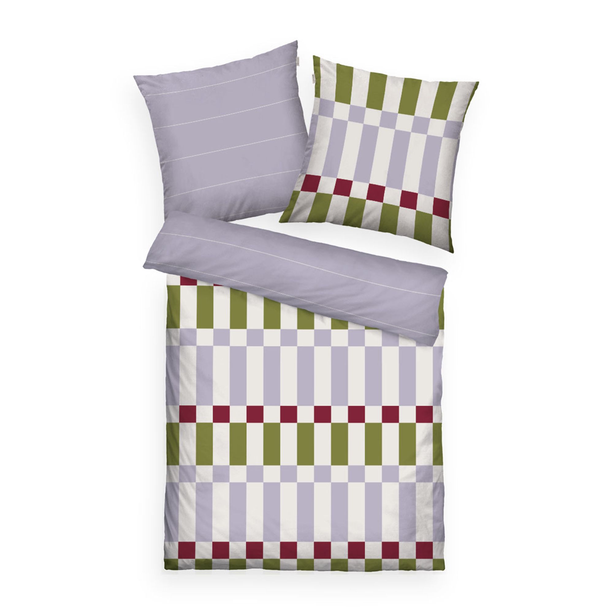 TOM TAILOR Wendebettwäsche Grafik-Design Baumwoll Renforcé Einzelbett, 2tlg.