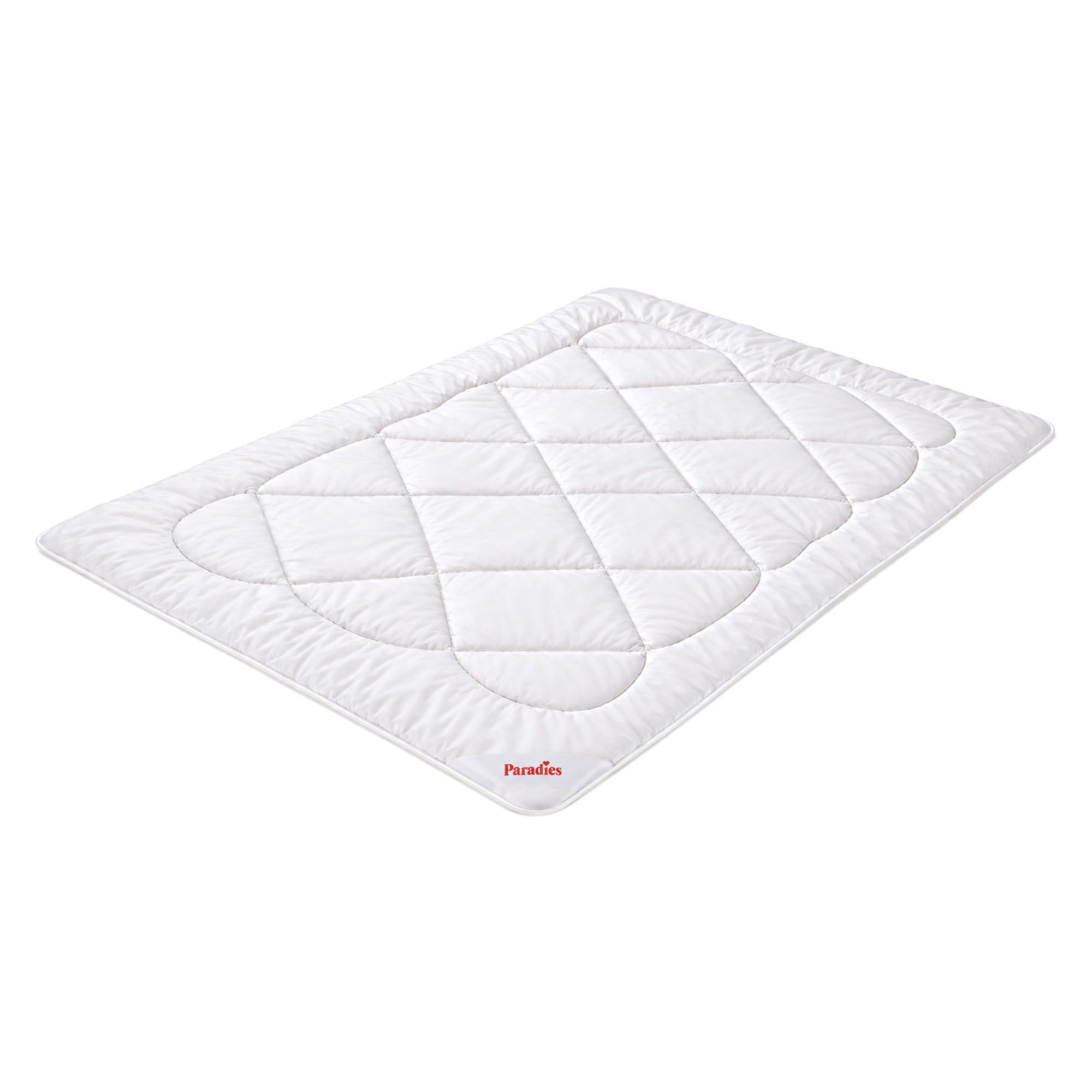 Paradies® Ganzjahresdecke Ovella medium warm Schafschurwolle Baumwoll-Feinperkal