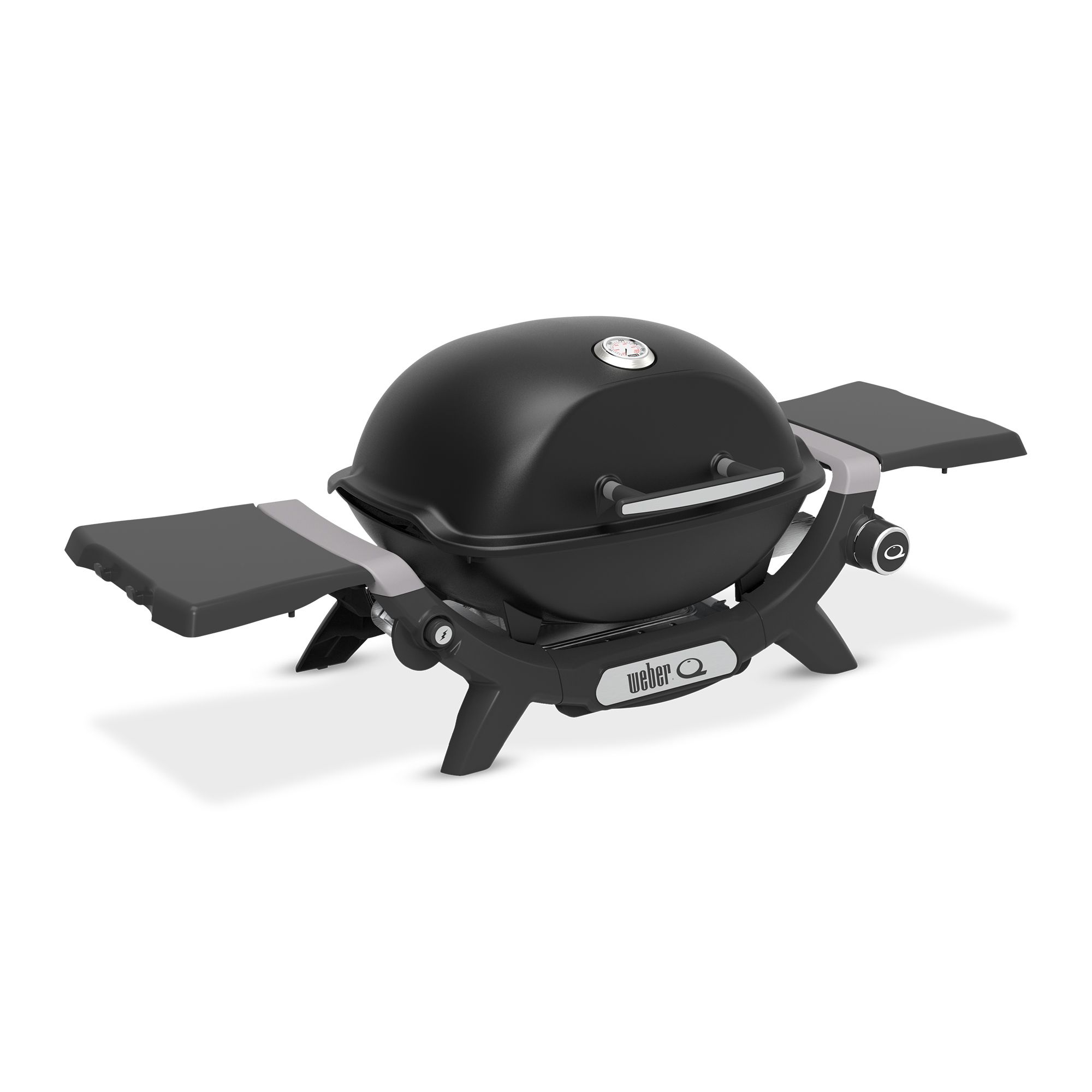 WEBER® Q1200N Gasgrill inkl. Deckelthermometer kompatibel mit Weber Connect