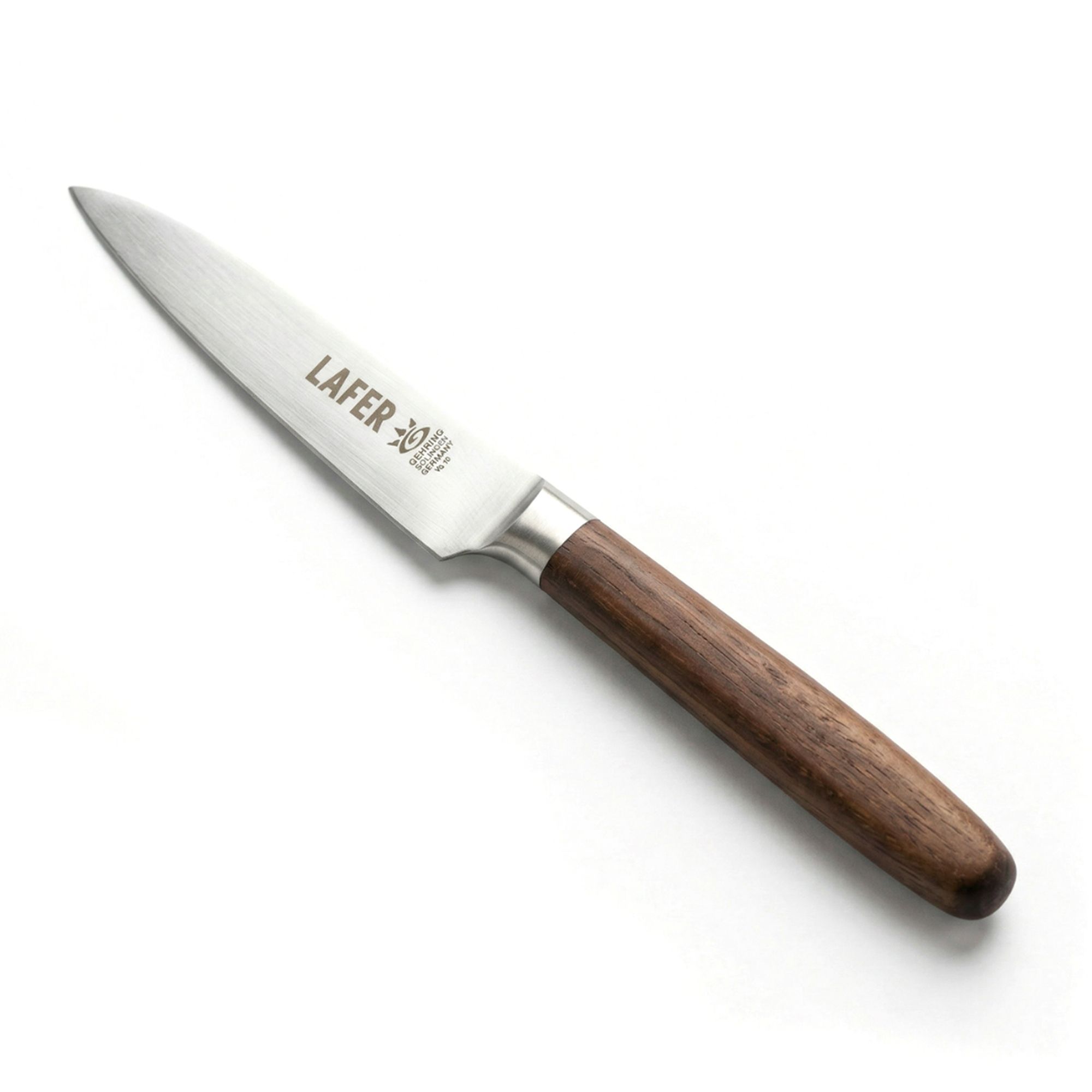  LAFER Signature Edition Gemüsemesser 9cm Damaststahl Klinge Griff aus Fasseiche