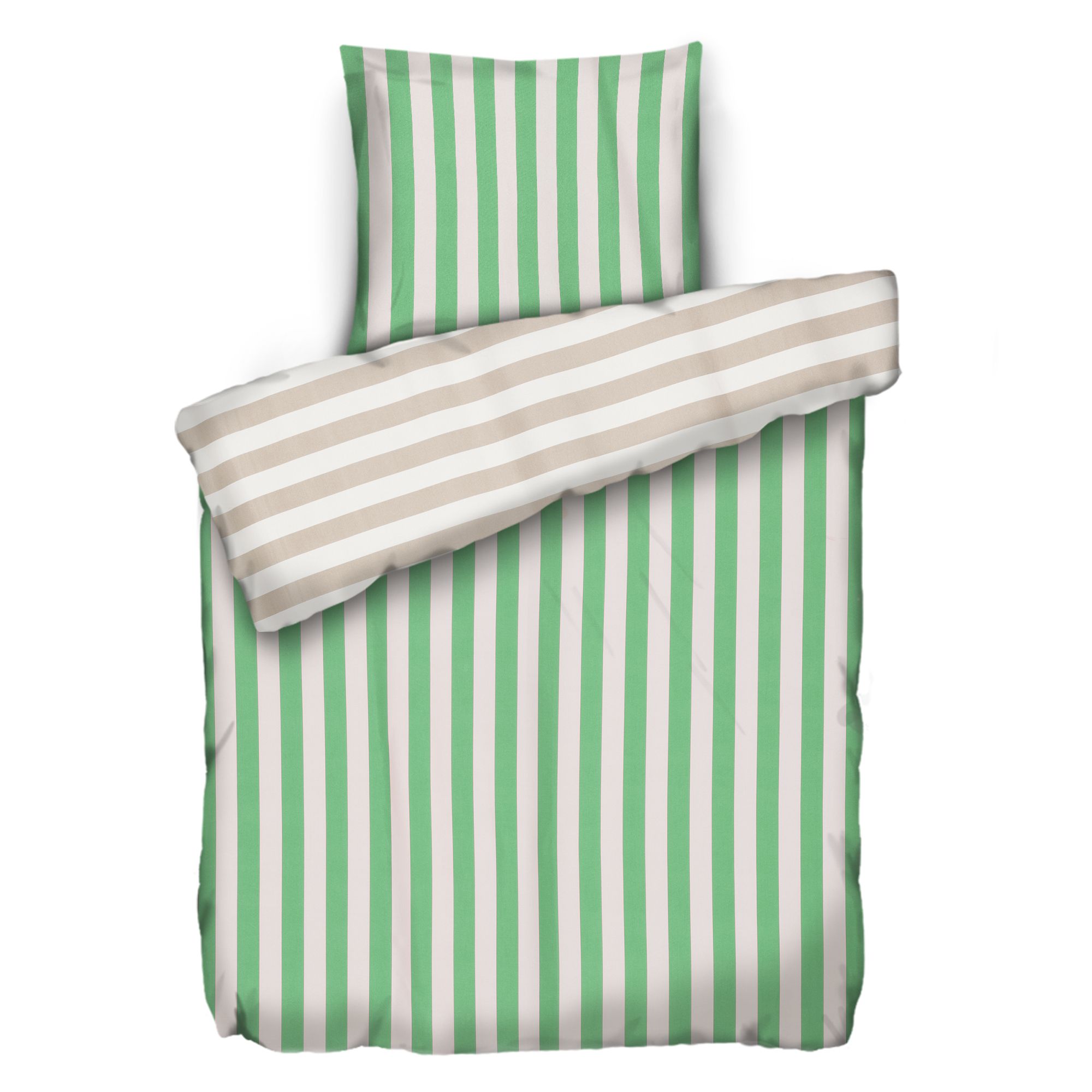 SOFT HARMONY Wendebettwäsche Streifen Mikrofaser samtweich Einzelbett, 2tlg.