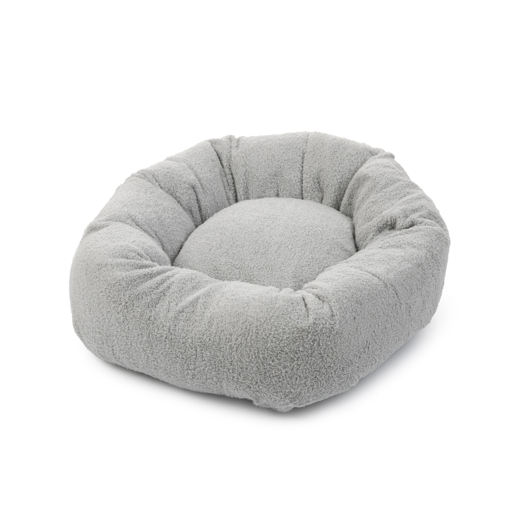 COZEE HOME Hundebett Jacquard mit Struktur Mikrofaser Bouclé waschbar,Größenausahl