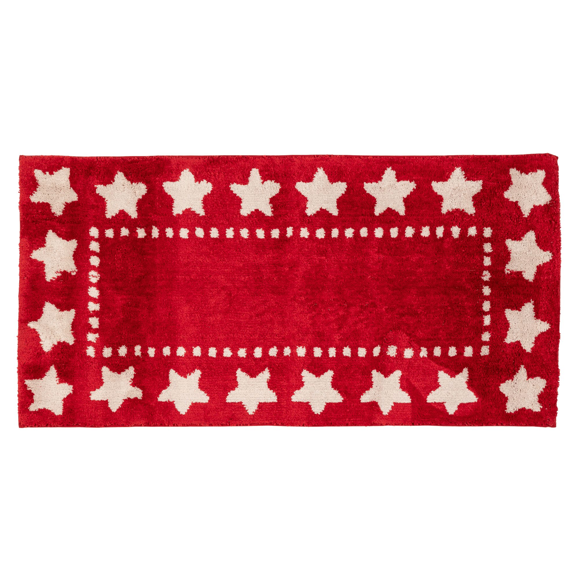 CASA FONDO Läufer Weihnachten Glitzergarn Mikrofaser, waschbar