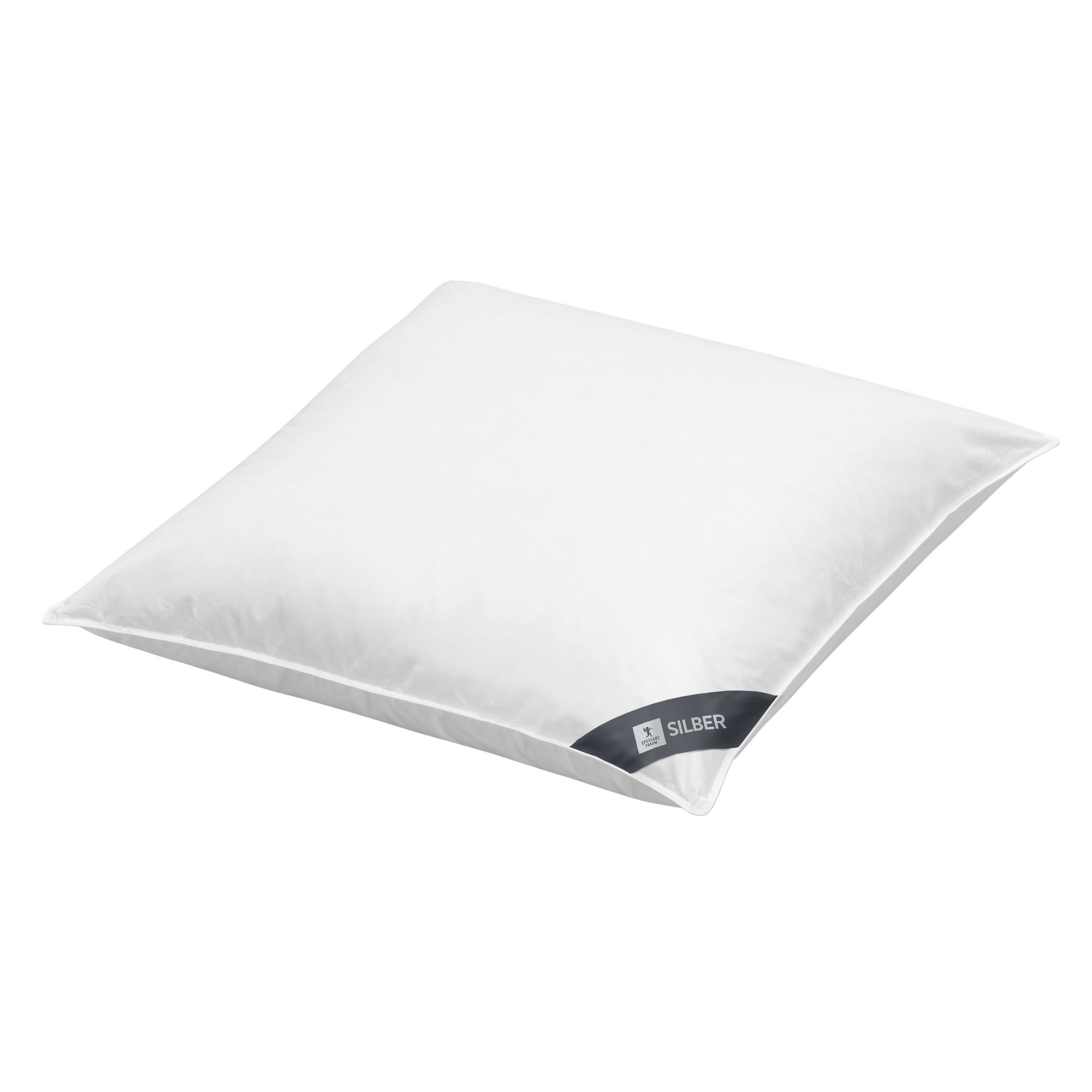 SPESSARTTRAUM 3-Kammerkissen SILBER 100% Daunen Größenauswahl