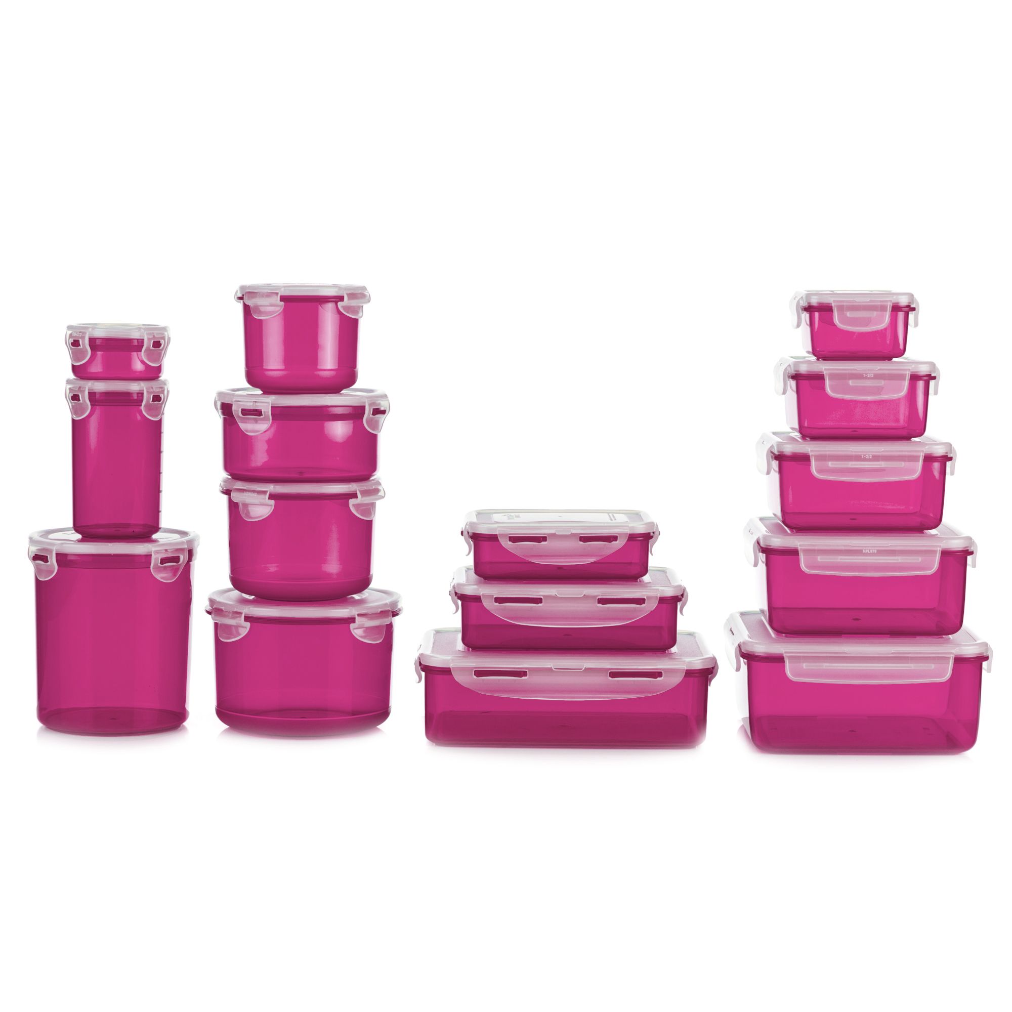 LocknLock 15 Frischhaltedosen 3 versch. Formen 100ml-2L nestbar