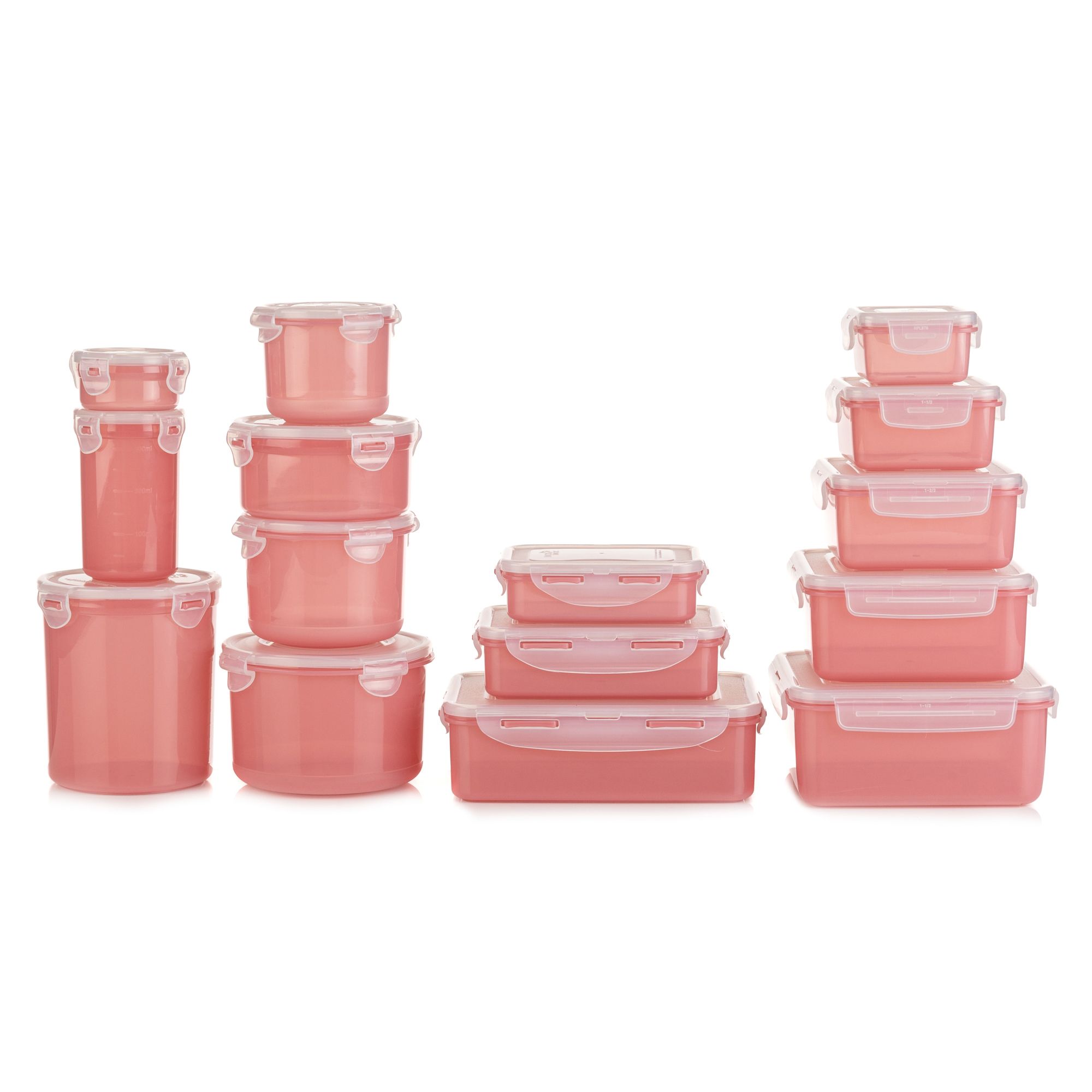 LocknLock 15 Frischhaltedosen 3 versch. Formen 100ml-2L nestbar