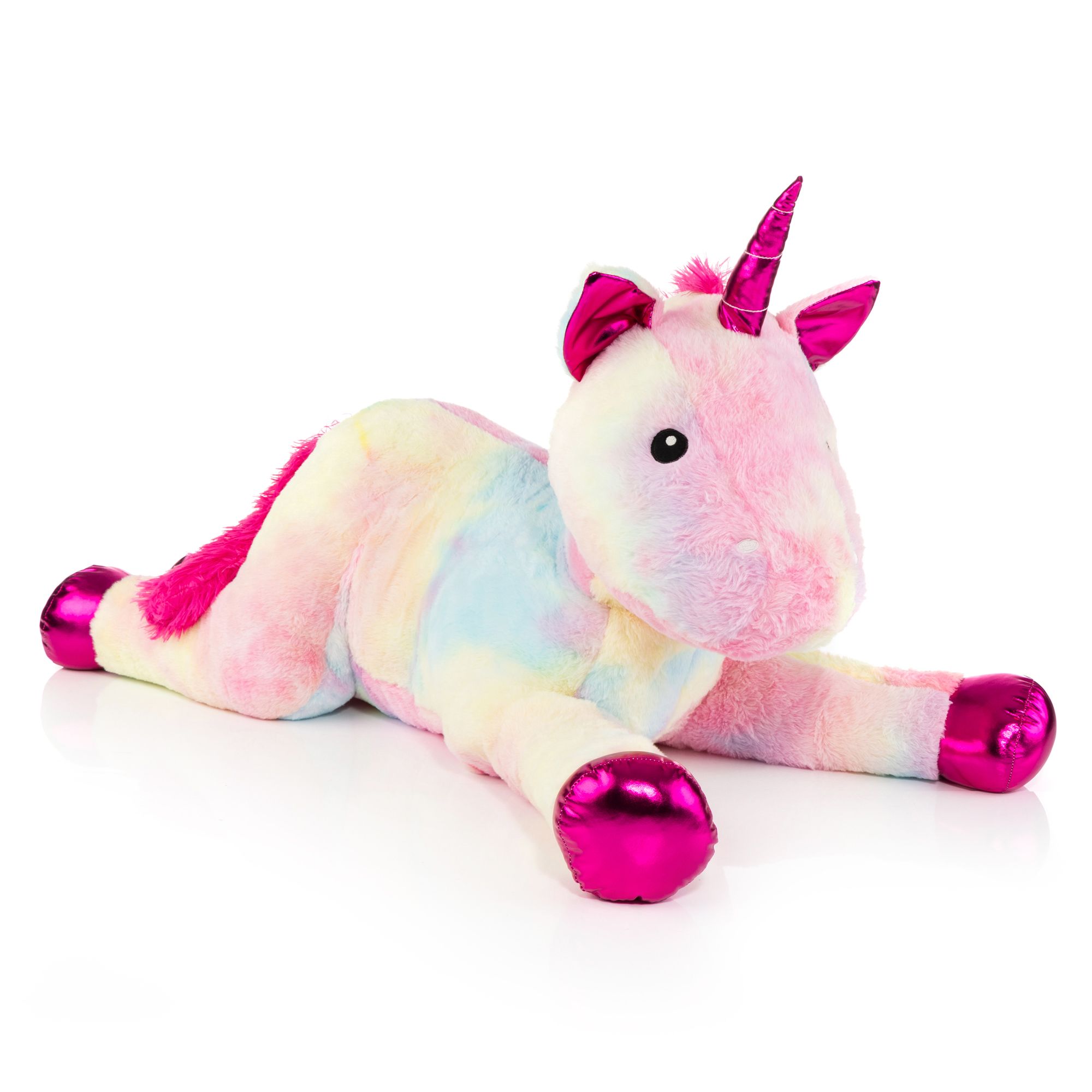  MONT CHALET XXL-Einhorn Glitzer-Horn Mikrofaser waschbar,ca, 75x110cm